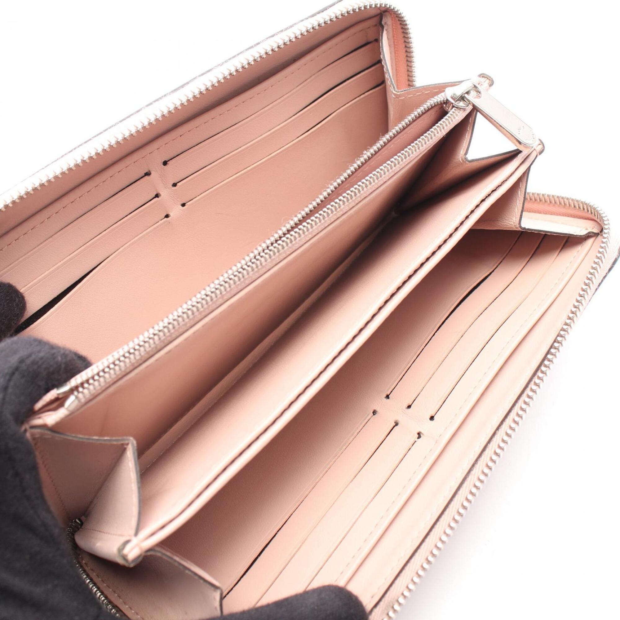 Louis Vuitton Pink Leather Long Wallet (Bi-Fold) (Pre-Owned)