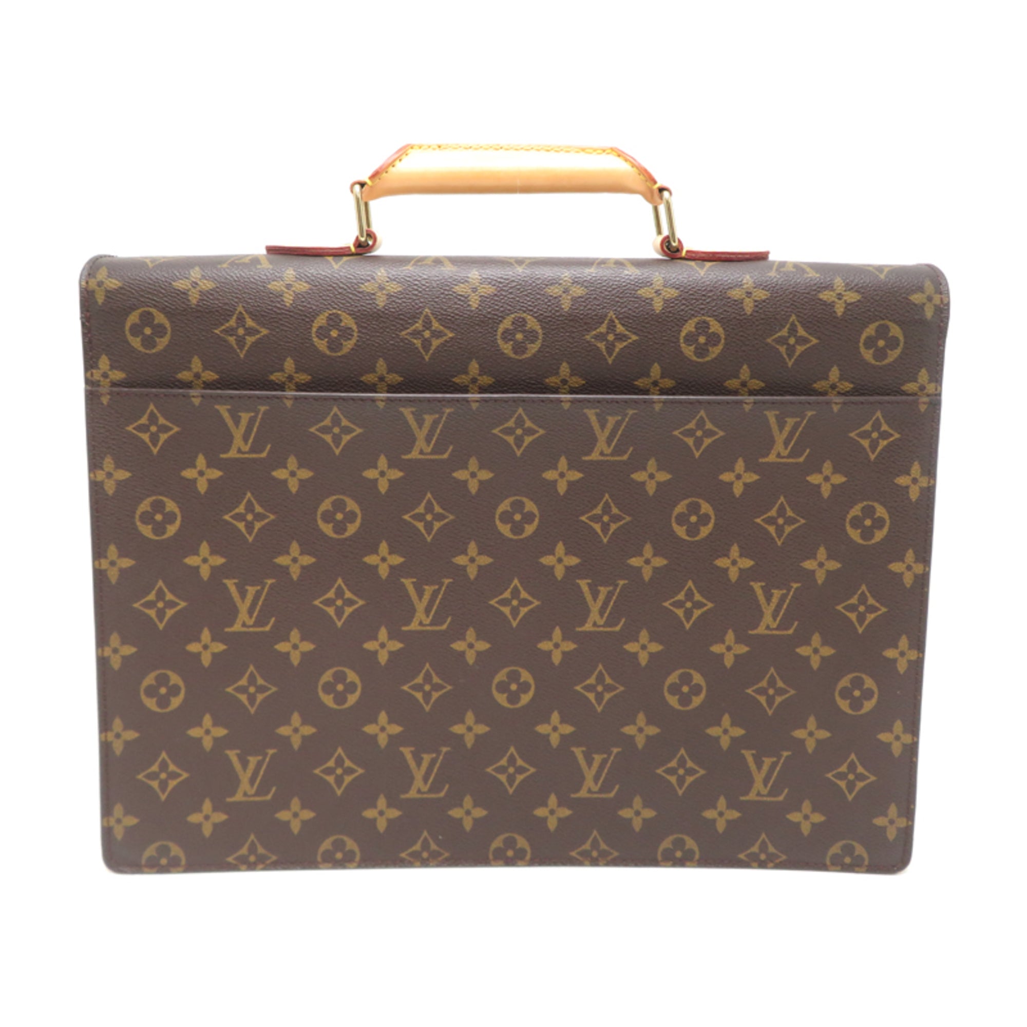 Louis Vuitton Brown Monogram Briefcase (Pre-Owned)