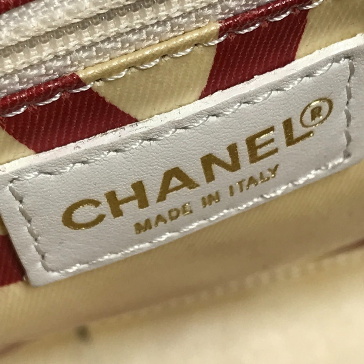 Chanel White Hemp Shoulder Bag Tote Bag (Pre-Owned)