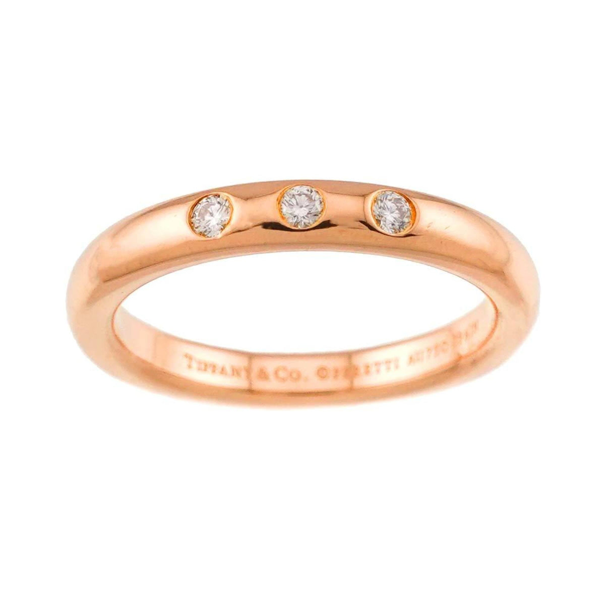 Tiffany Pink Gold (18K) Band Ring (Pre-Owned)