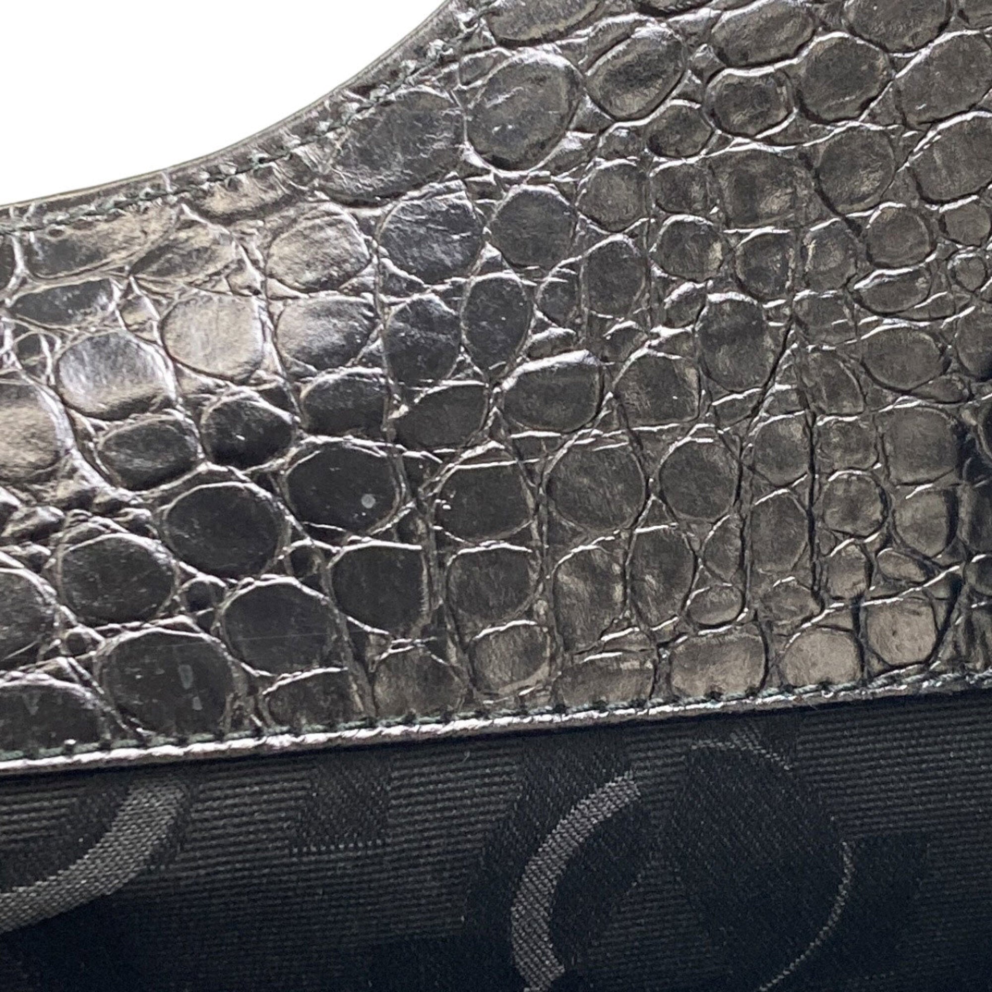 Salvatore Ferragamo Black Leather Tote Bag (Pre-Owned)