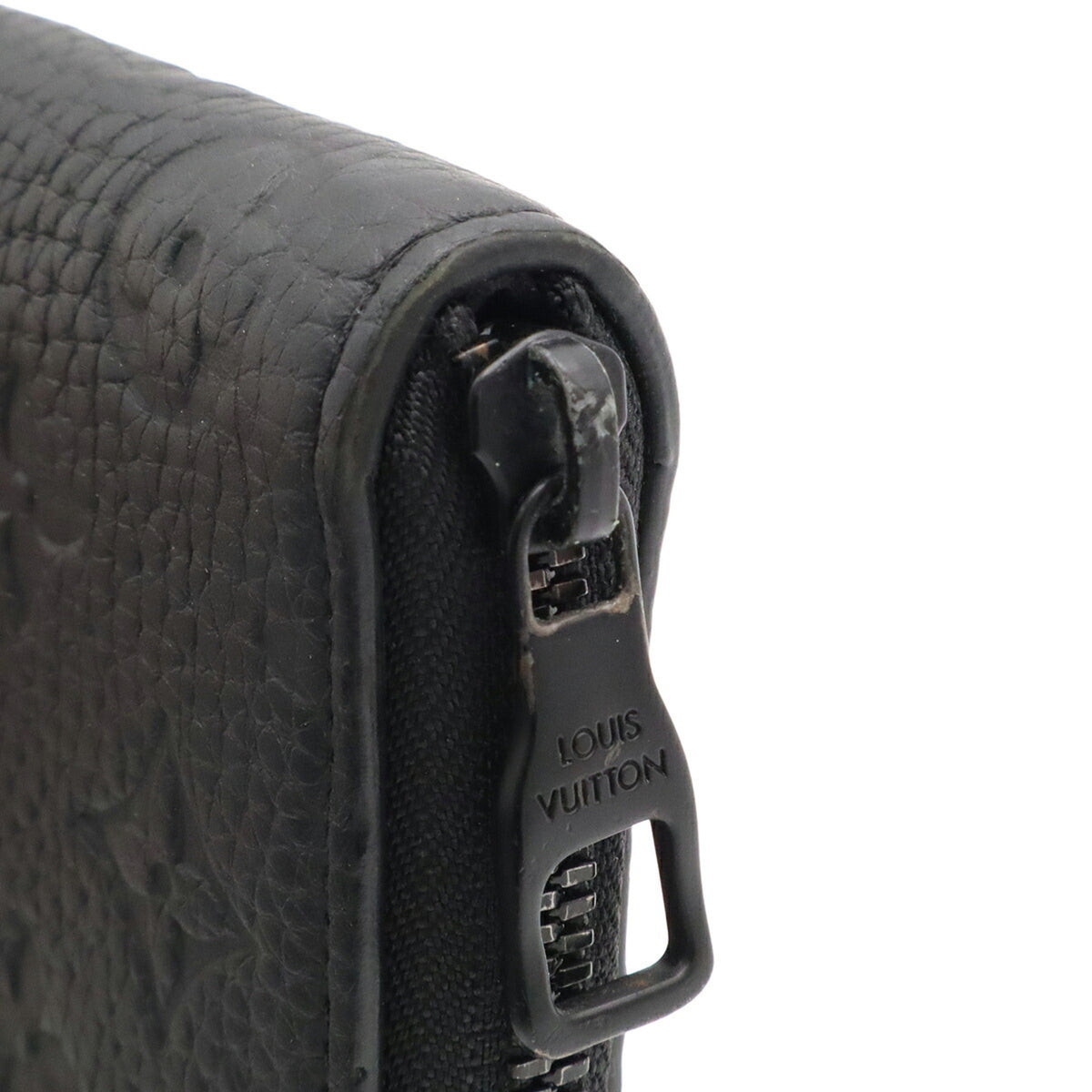 Louis Vuitton Black Noir Leather Coin Purse/Coin Case (Pre-Owned)