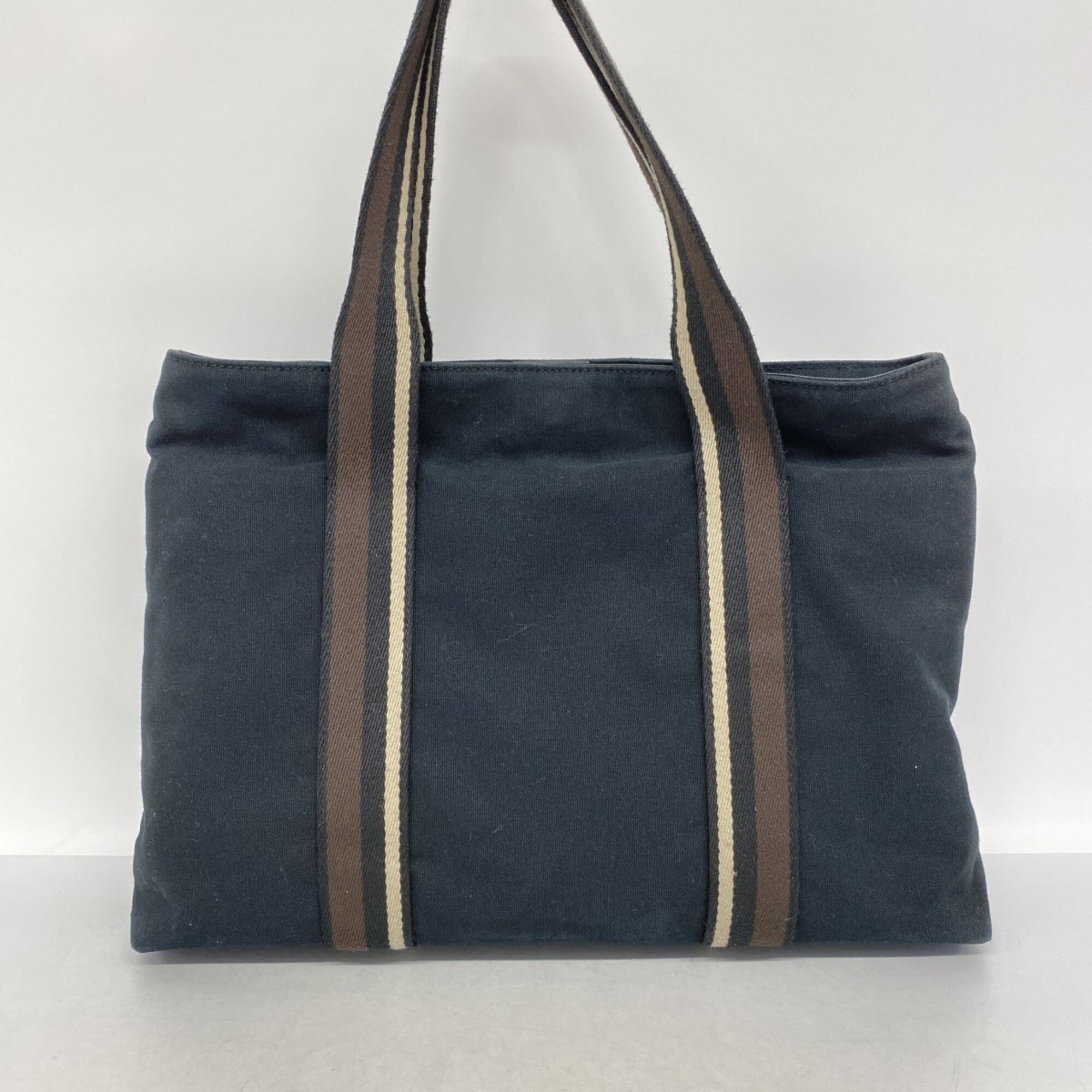 Hermes Black Canvas Tote Bag (Pre-Owned)
