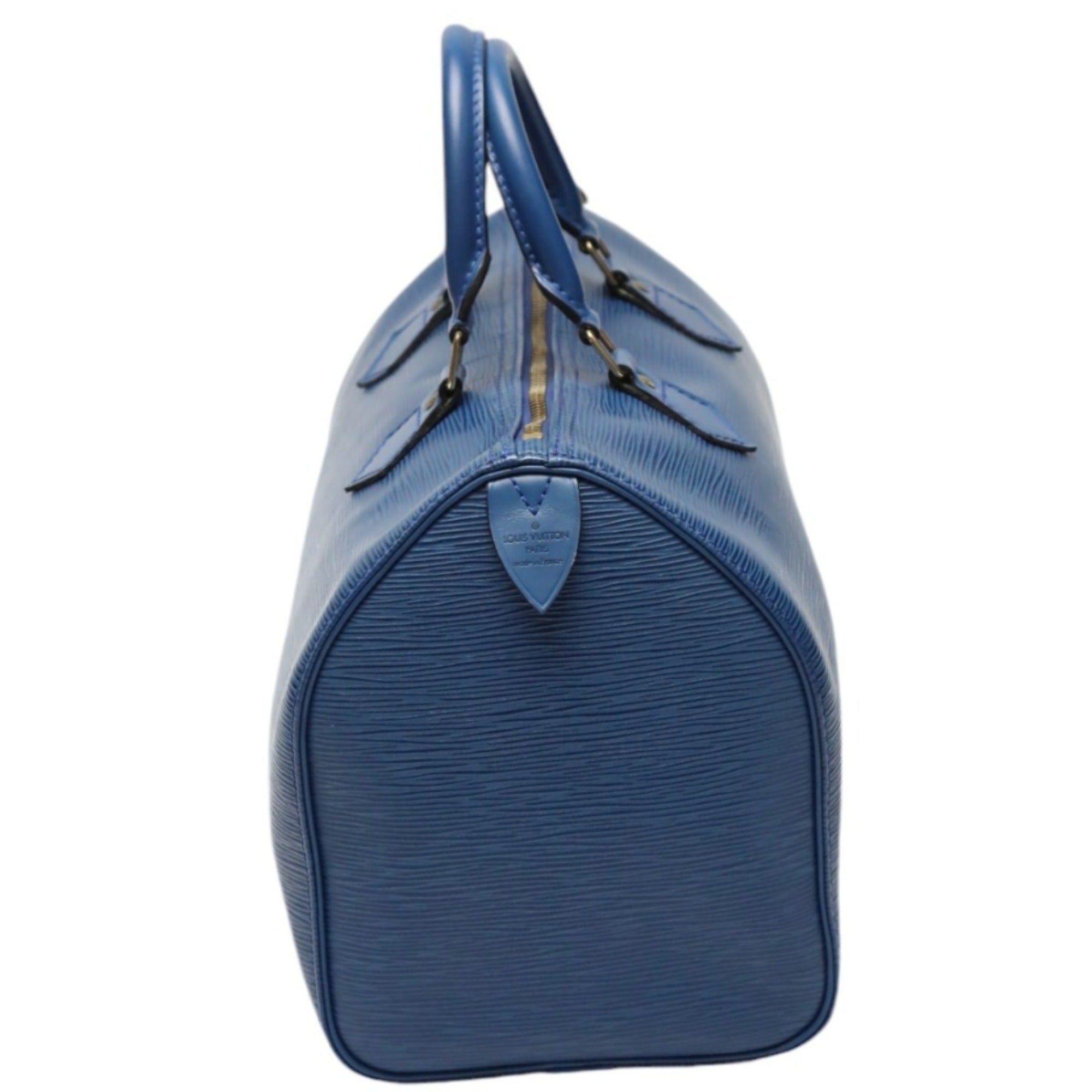 Louis Vuitton Galle Toledo Blue Epi Leather Handbag (Pre-Owned)