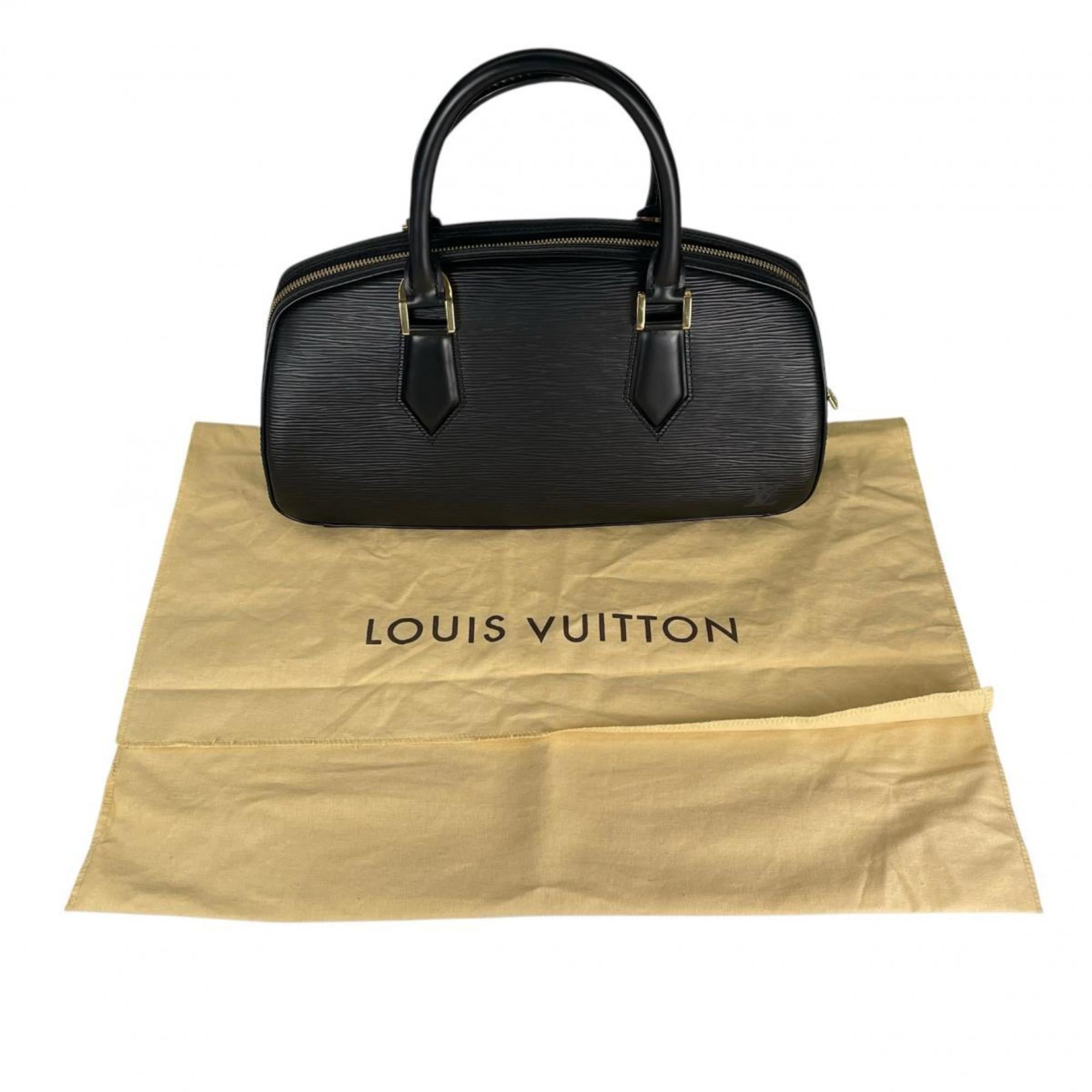 Louis Vuitton Black Noir Epi Leather Handbag (Pre-Owned)