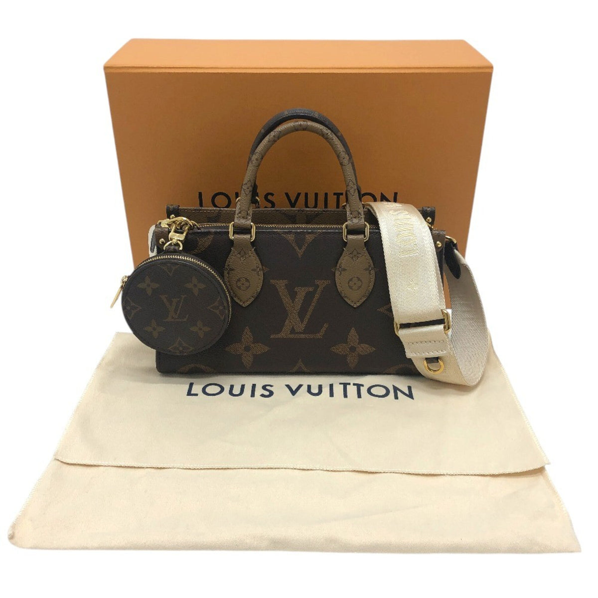 Louis Vuitton Black Monogram Handbag Pochette Pouch Shoulder Bag (Pre-Owned)