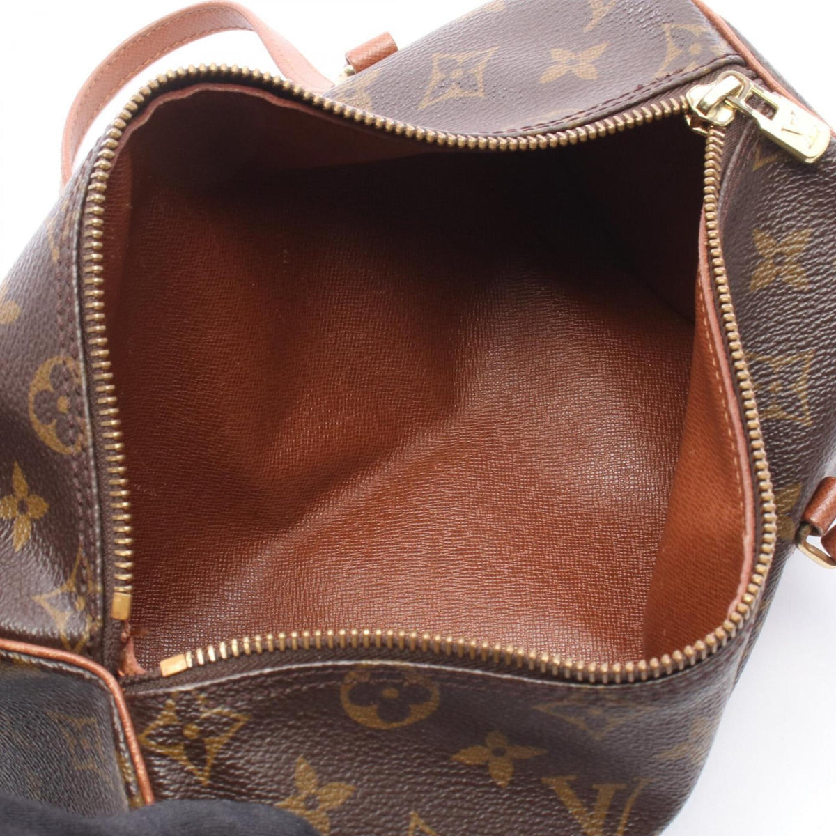 Louis Vuitton Brown Monogram Coated Canvas Leather Handbag (Pre-Owned)