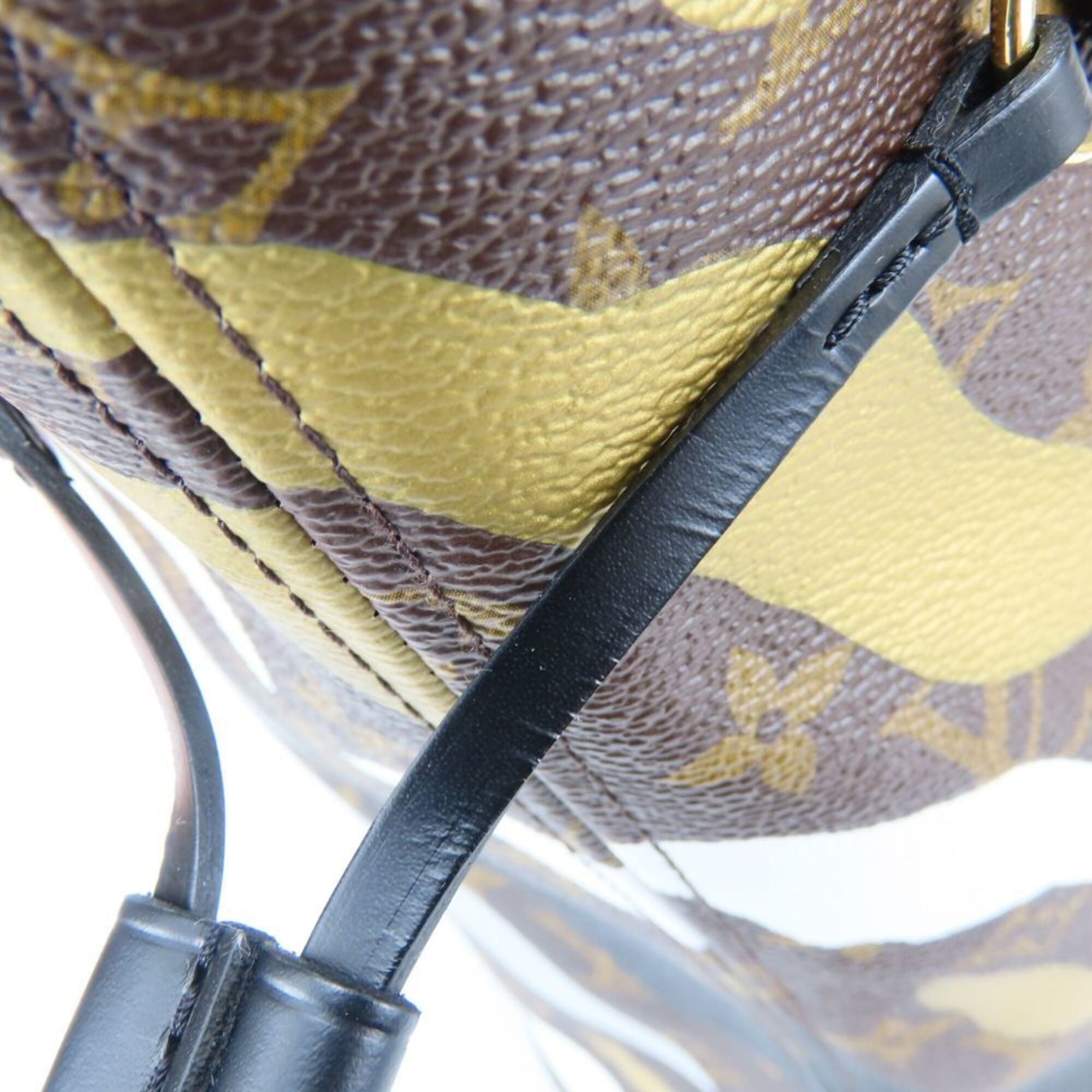 Louis Vuitton Black Brown Gold Silver Monogram Tote Bag (Pre-Owned)