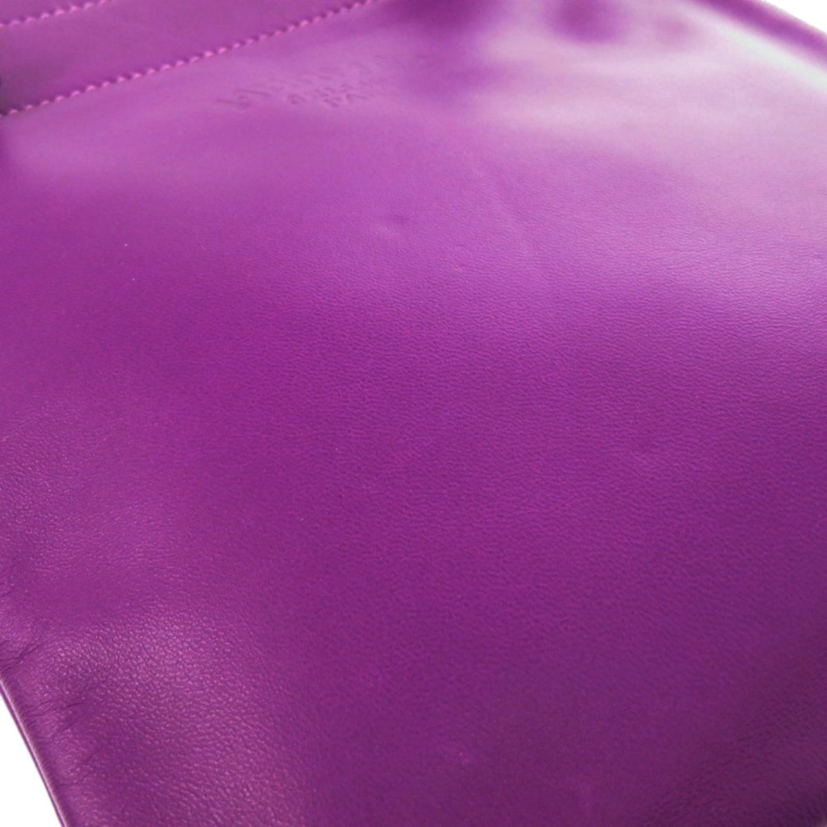 Hermes Anemone Purple Swift Leather Shoulder Bag (Pre-Owned)