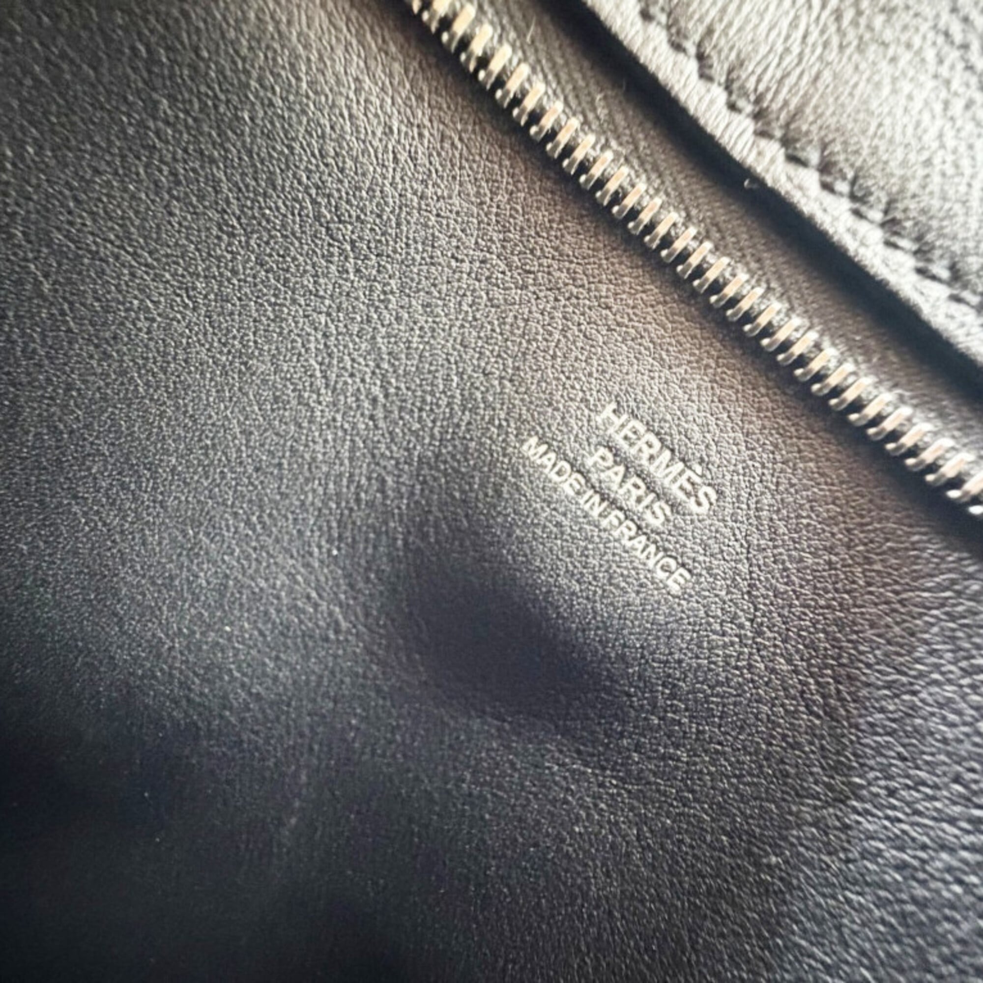 Hermes Black Swift Leather Sling Bag (Pre-Owned)