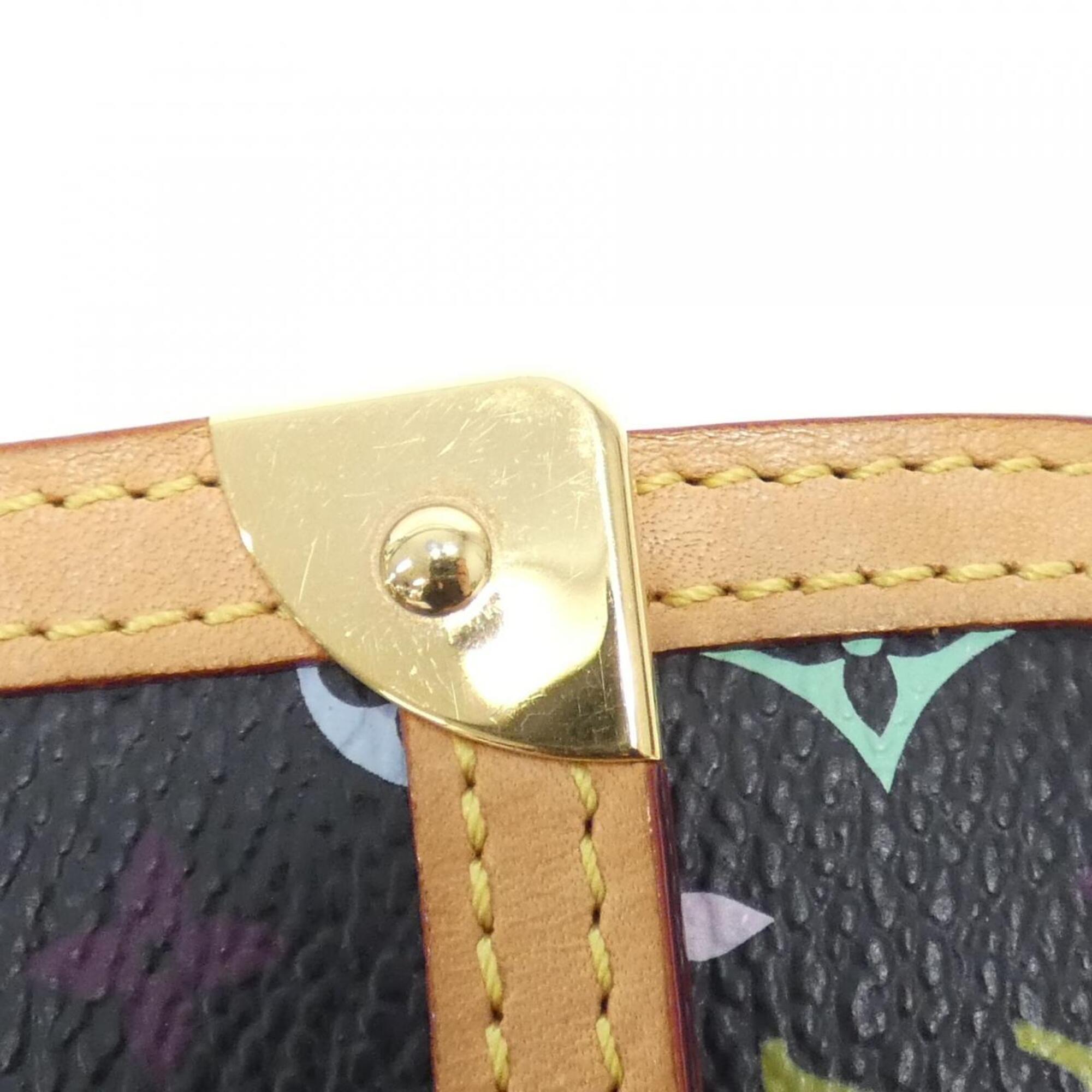 Louis Vuitton Black Coated Canvas Coin Purse/Coin Case (Pre-Owned)