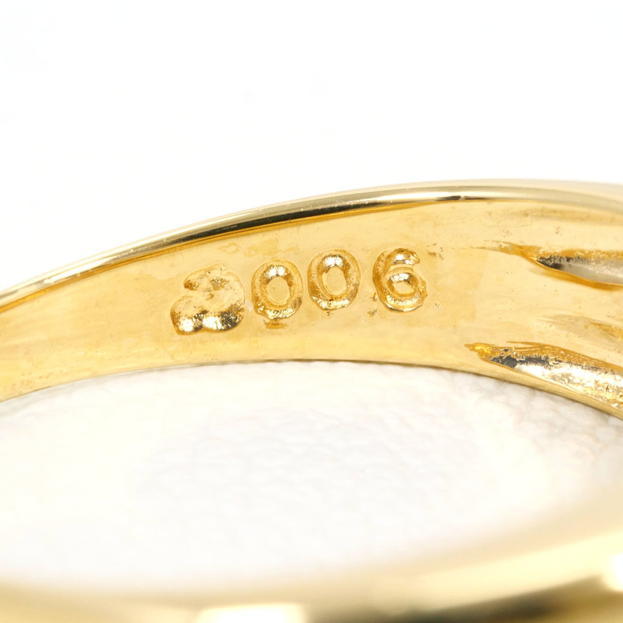 Unbranded White Gold Yellow Gold Yellow Gold (18K) White Gold (18K) Band Ring (Pre-Owned)
