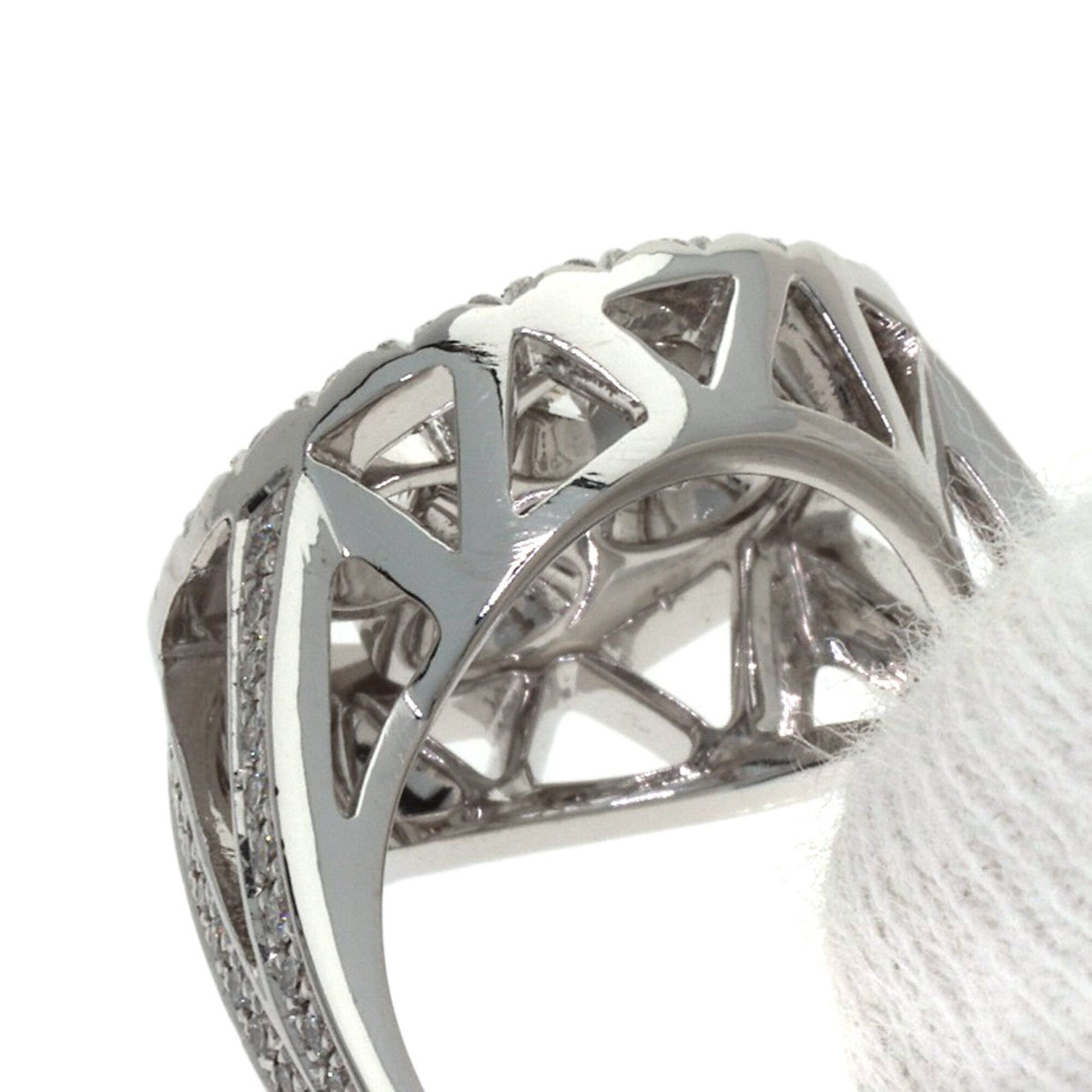 Louis Vuitton White Gold (18K) Band Ring (Pre-Owned)