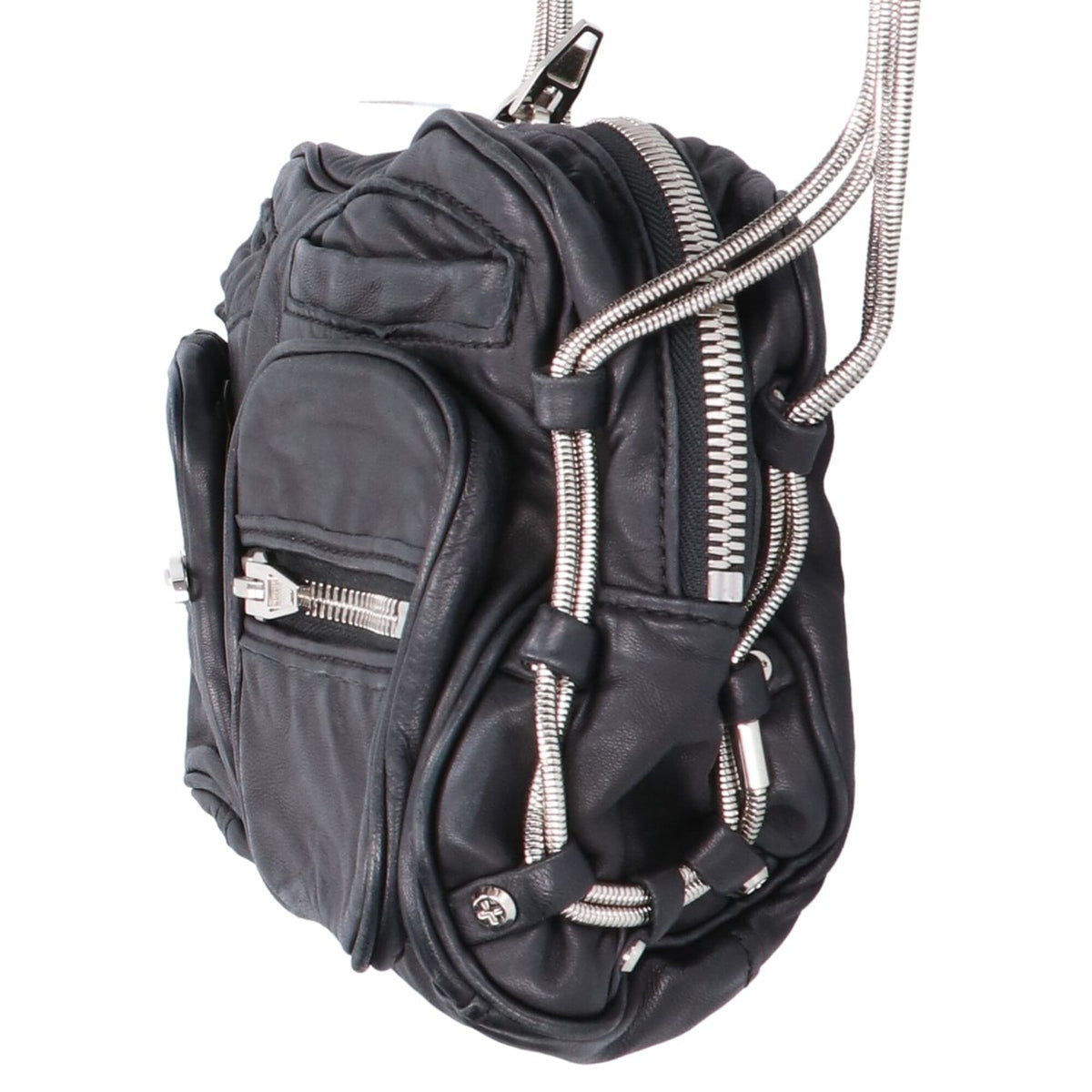 Alexander Wang Black Leather Shoulder Bag (Pre-Owned)