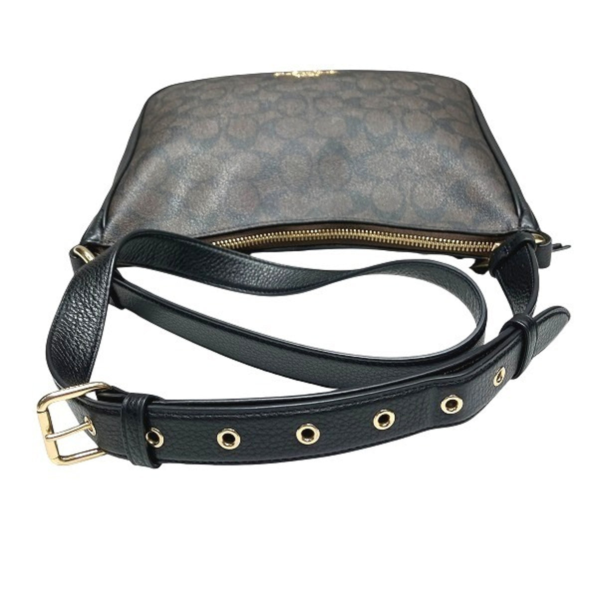 Coach Brown Pvc Leather Shoulder Bag (Pre-Owned)
