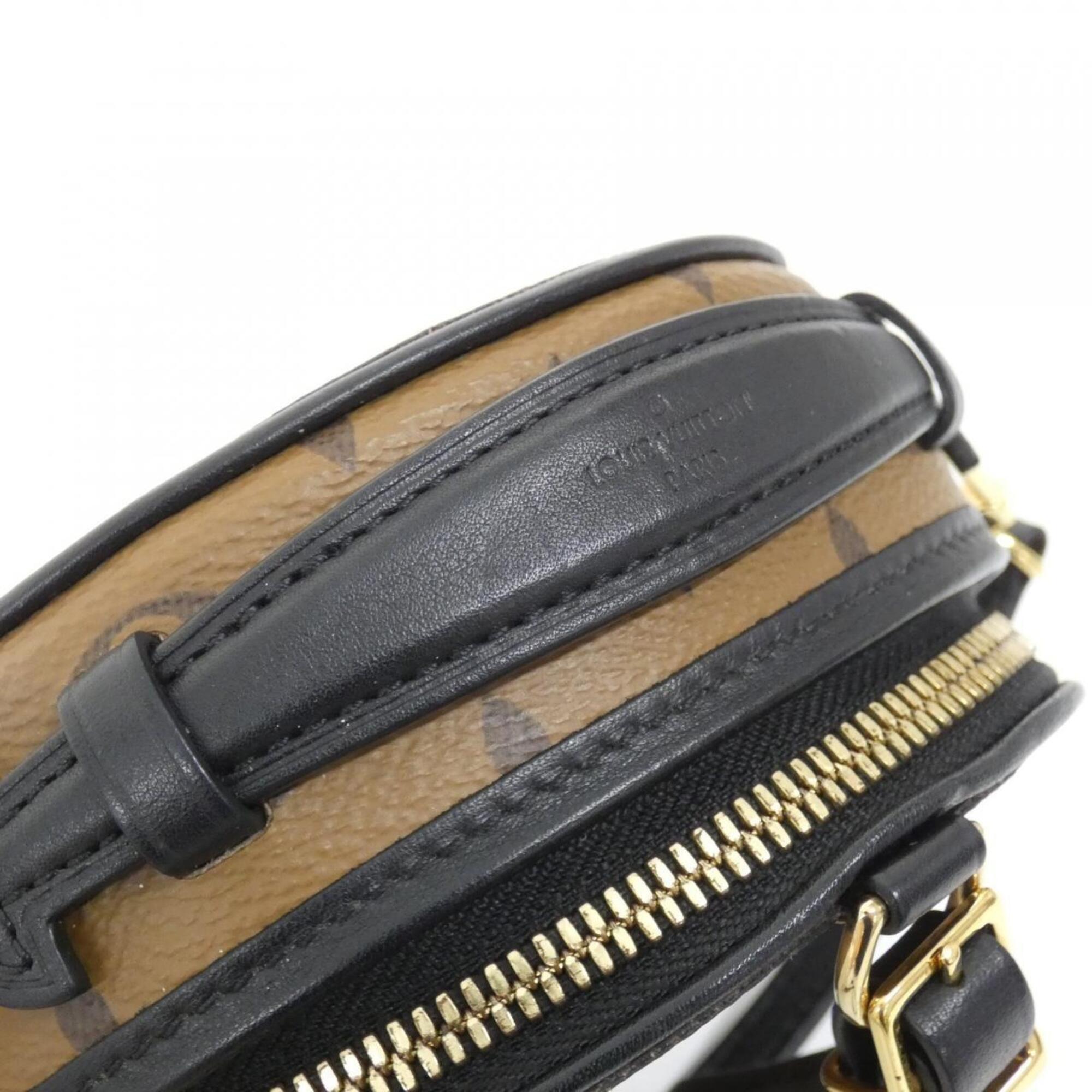 Louis Vuitton Marron Coated Canvas Shoulder Bag (Pre-Owned)