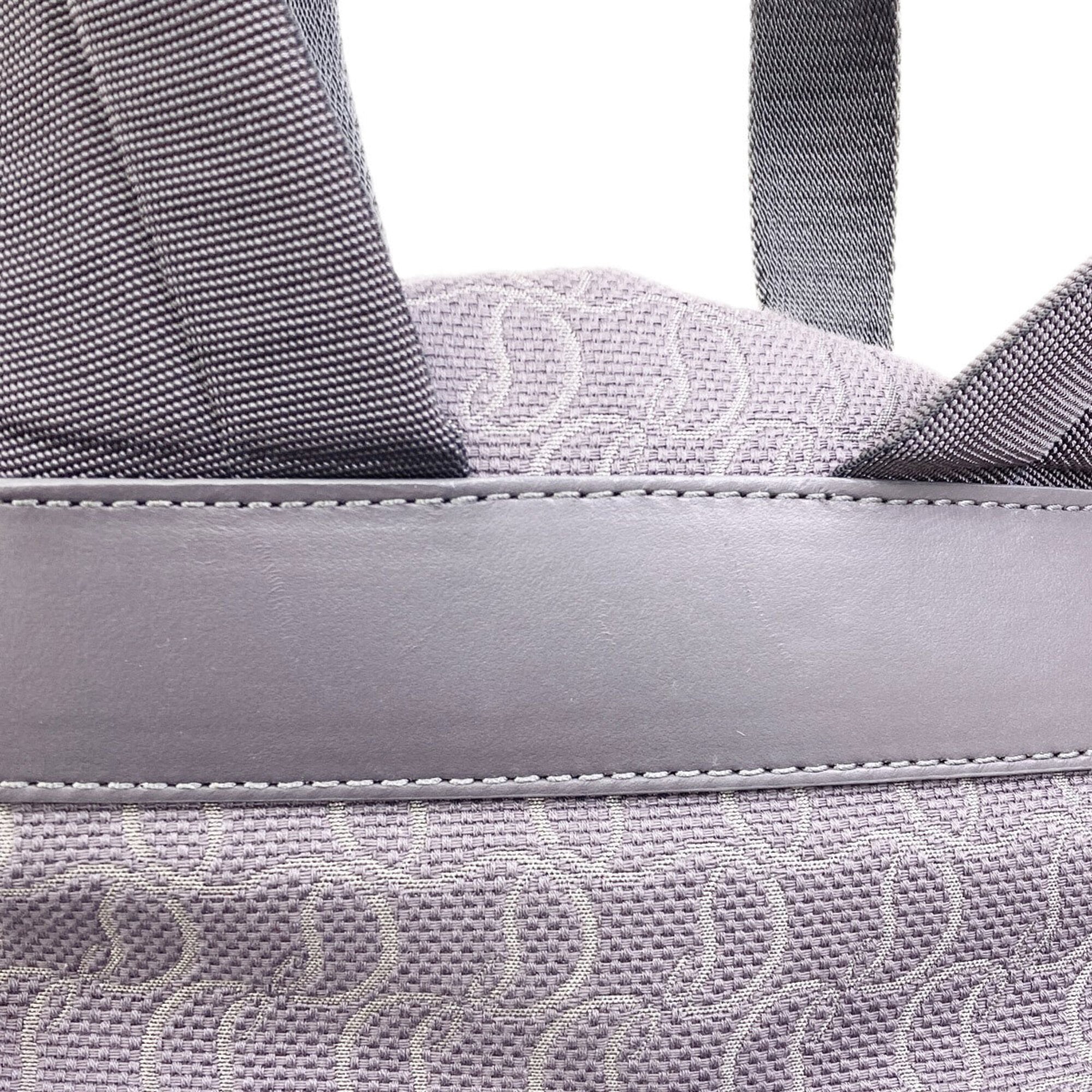 Christian Louboutin Gray Canvas Backpack (Pre-Owned)