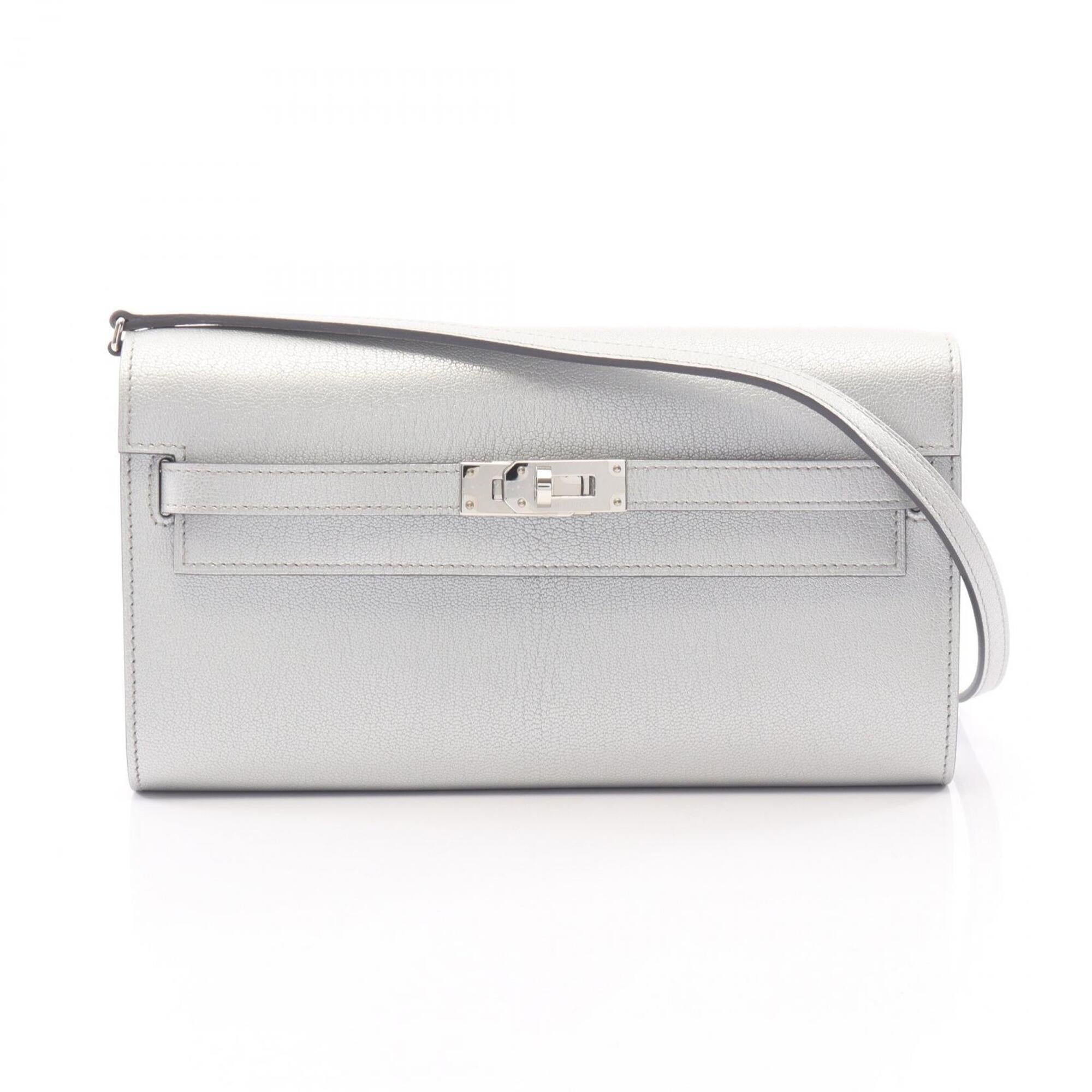 Hermes Argent Silver Handbag Shoulder Bag (Pre-Owned)