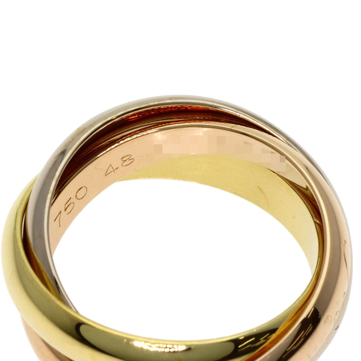 Cartier Trinity Yellow Gold (18K) Pink Gold (18K) White Gold (18K) Band Ring (Pre-Owned)