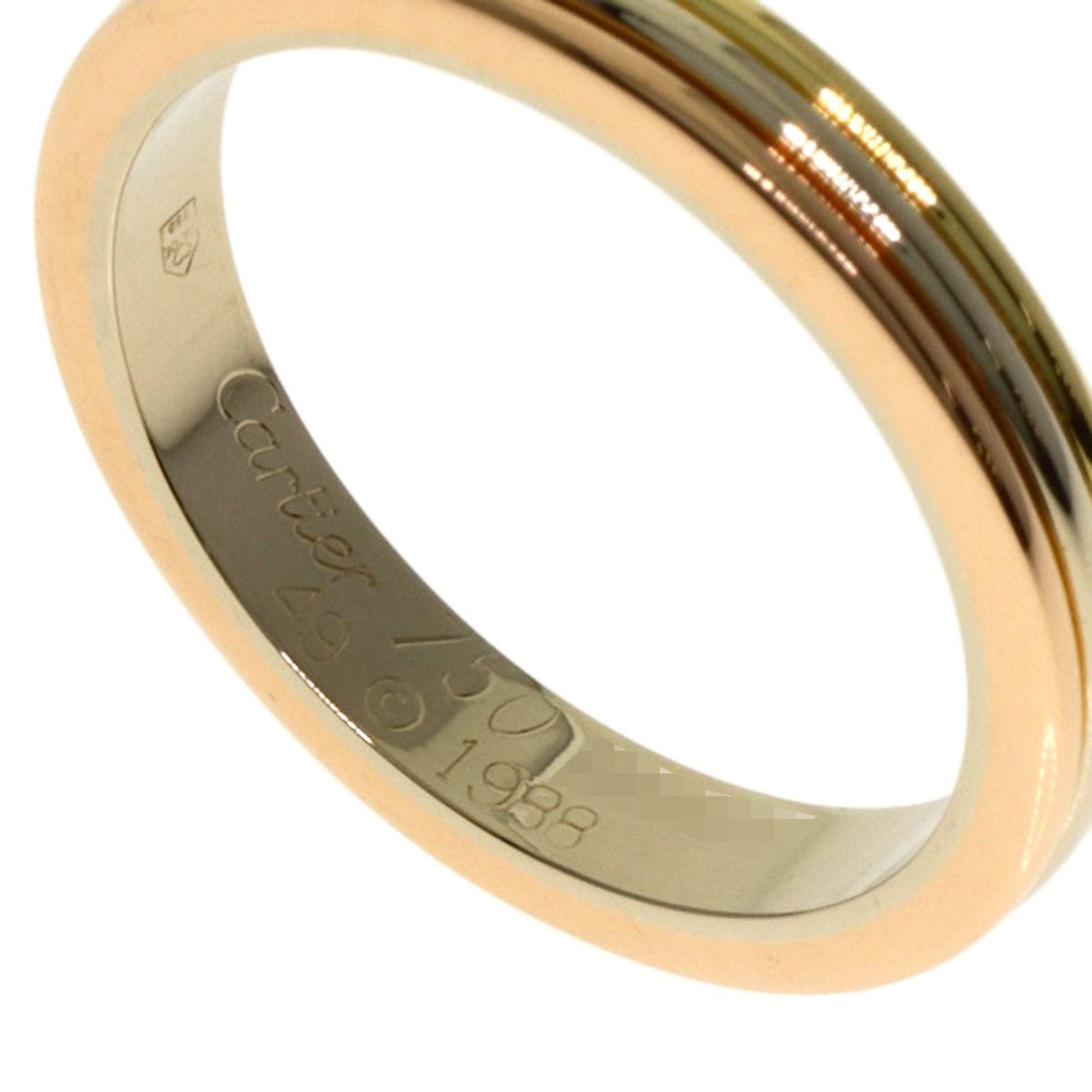 Cartier Yellow Gold (18K) Pink Gold (18K) White Gold (18K) Band Ring (Pre-Owned)