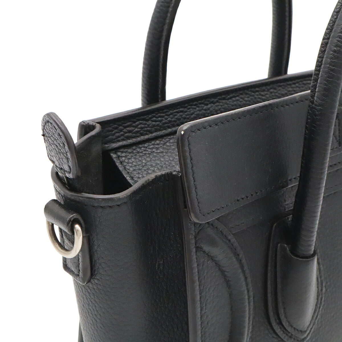 Celine Black Leather Handbag (Pre-Owned)
