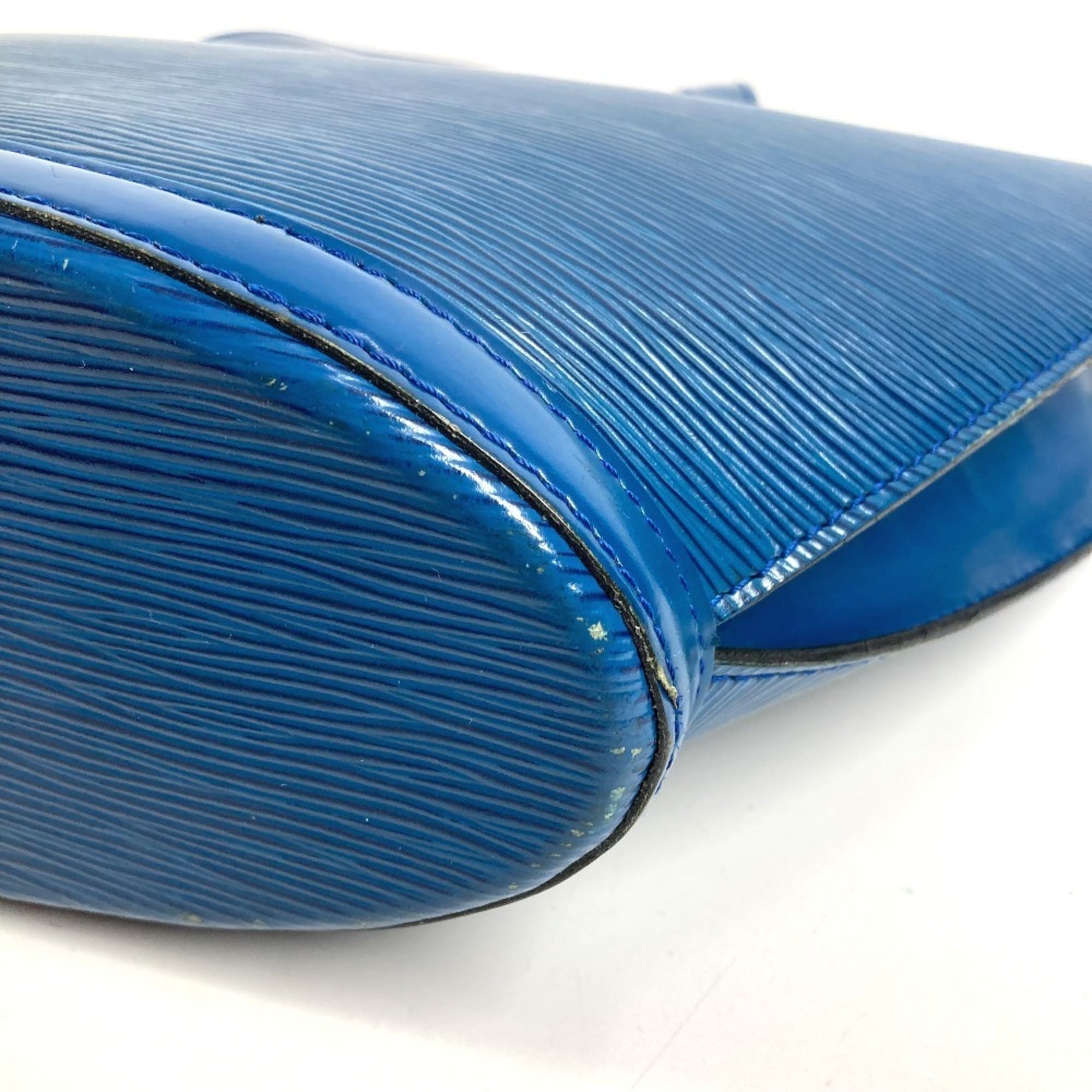 Louis Vuitton Blue Toledo Blue Epi Leather Shoulder Bag Tote Bag (Pre-Owned)