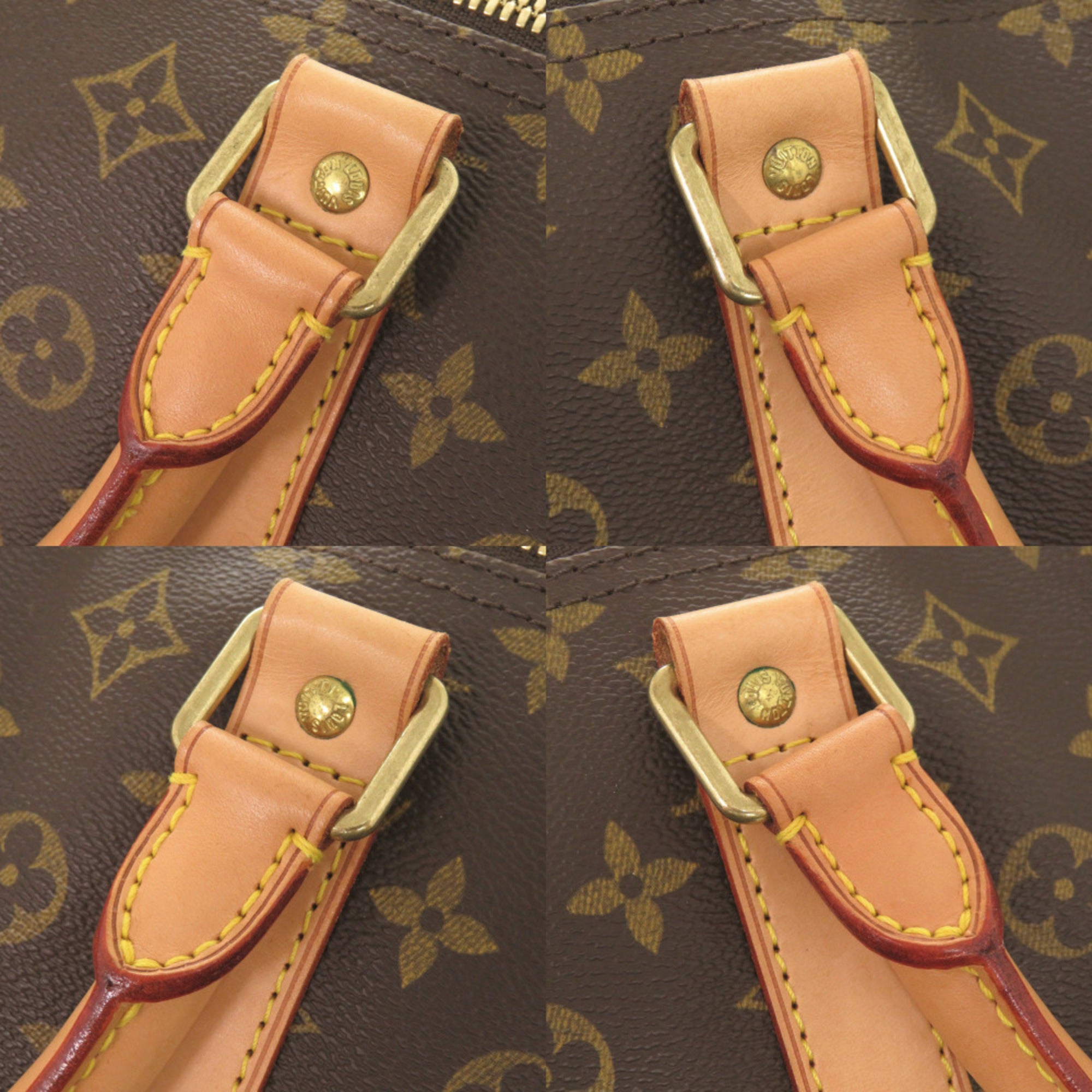 Louis Vuitton Brown Monogram Canvas Boston Bag (Pre-Owned)