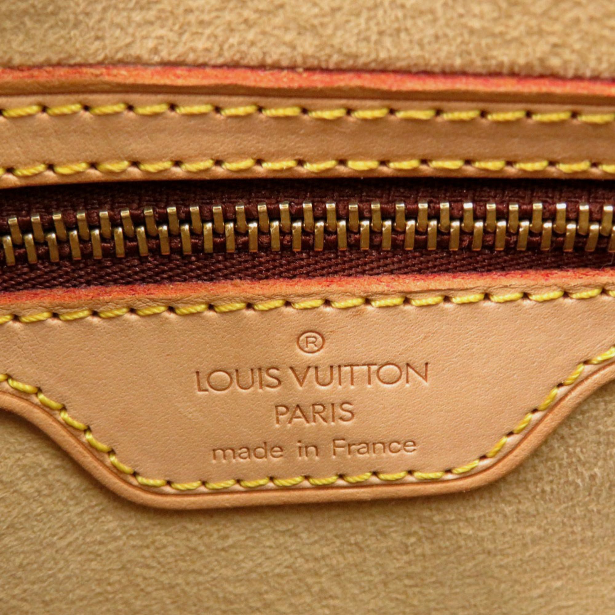 Louis Vuitton Brown Monogram Canvas Pvc Coated Canvas Leather Shoulder Bag (Pre-Owned)