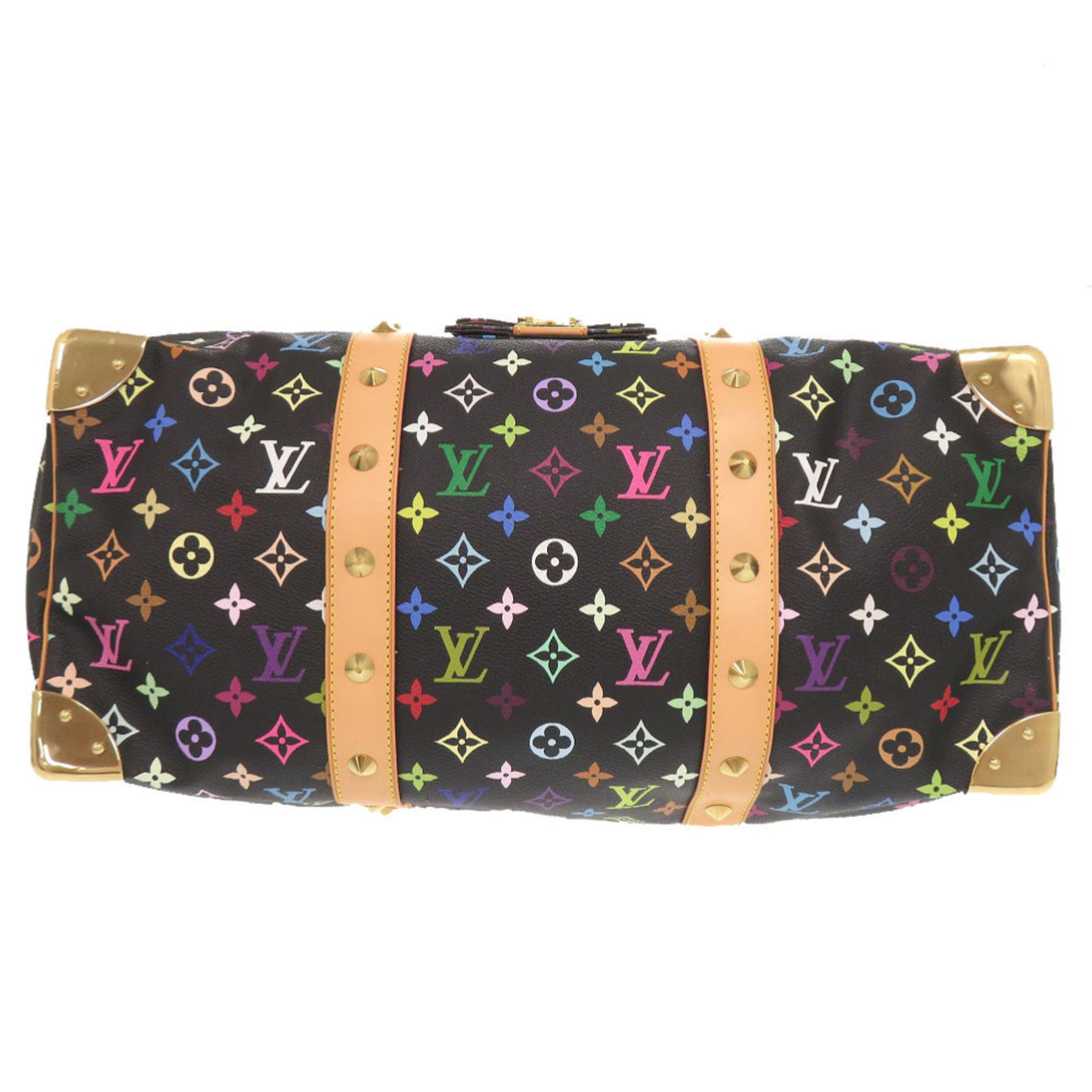 Louis Vuitton Noir Monogram Multicolore Boston Bag (Pre-Owned)