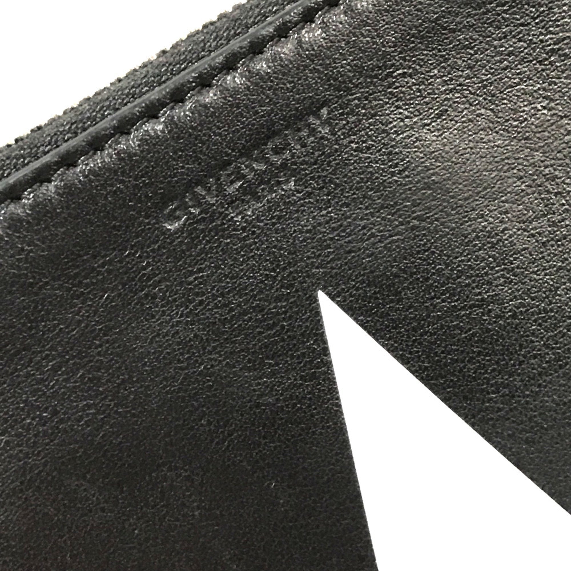 Givenchy Black Leather Clutch Bag (Pre-Owned)