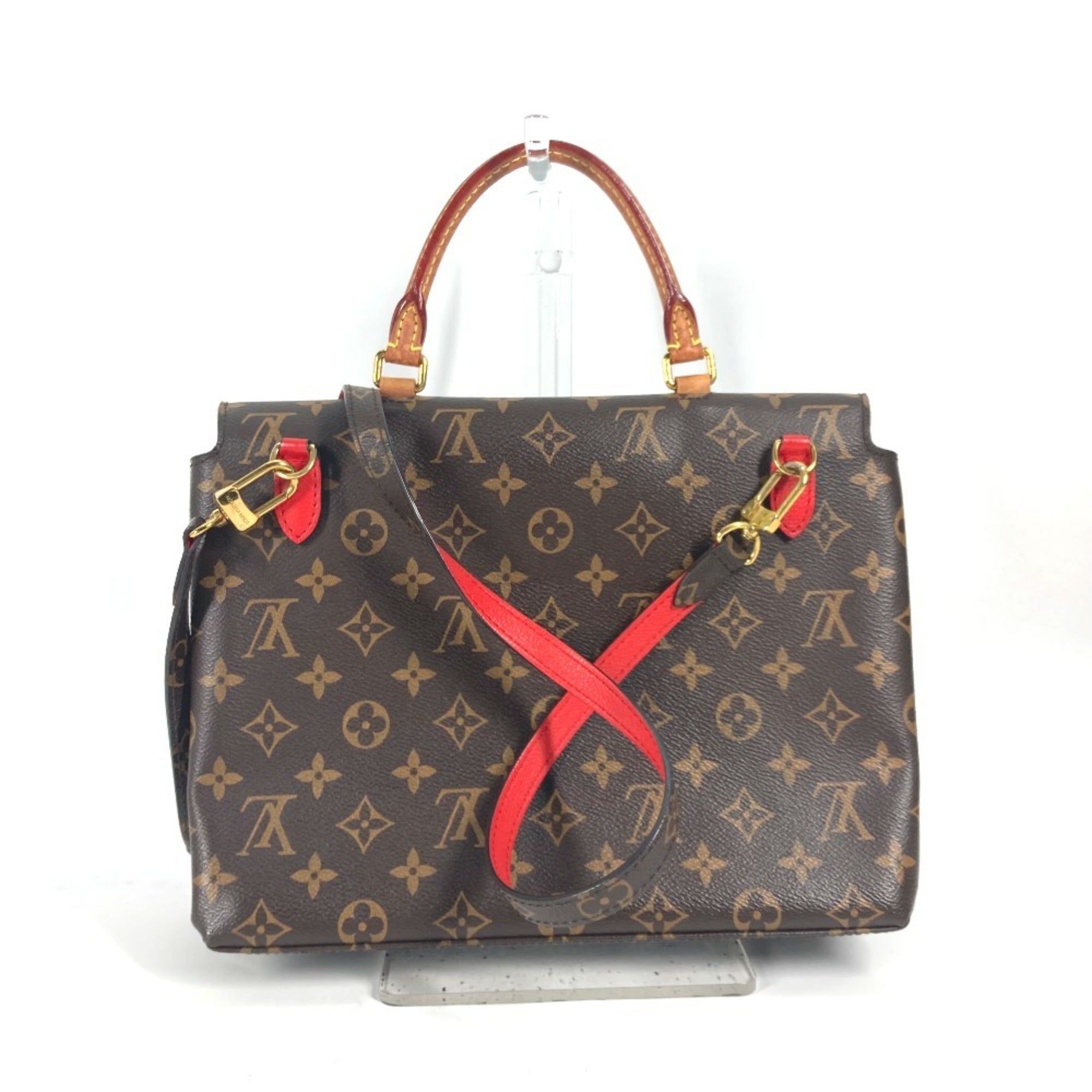 Louis Vuitton Coquelicots Monogram Handbag Shoulder Bag Tote Bag (Pre-Owned)