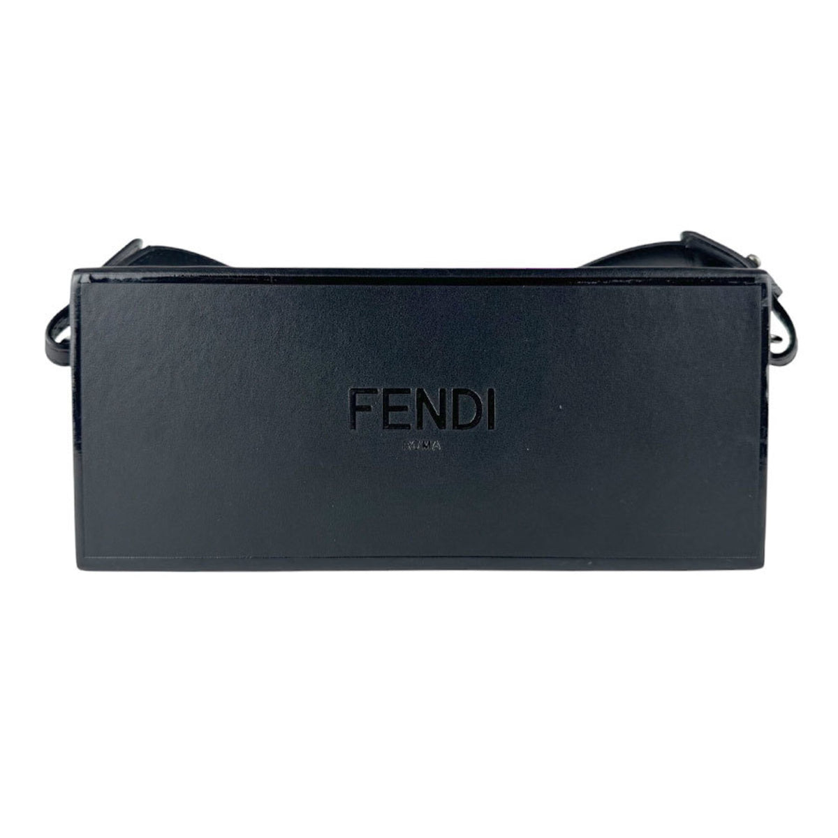Fendi Black Leather Shoulder Bag (Pre-Owned)