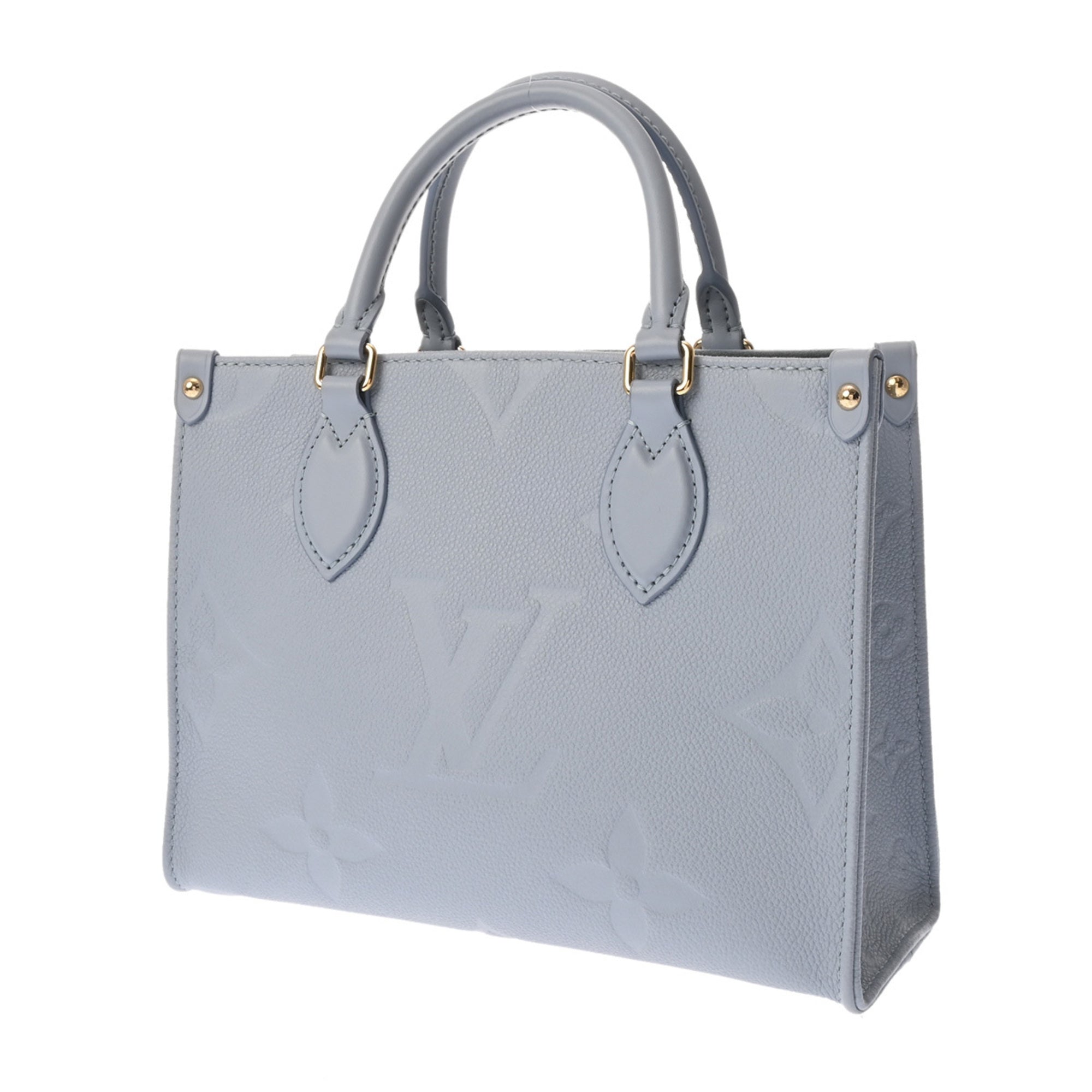 Louis Vuitton Light Blue Leather Handbag (Pre-Owned)