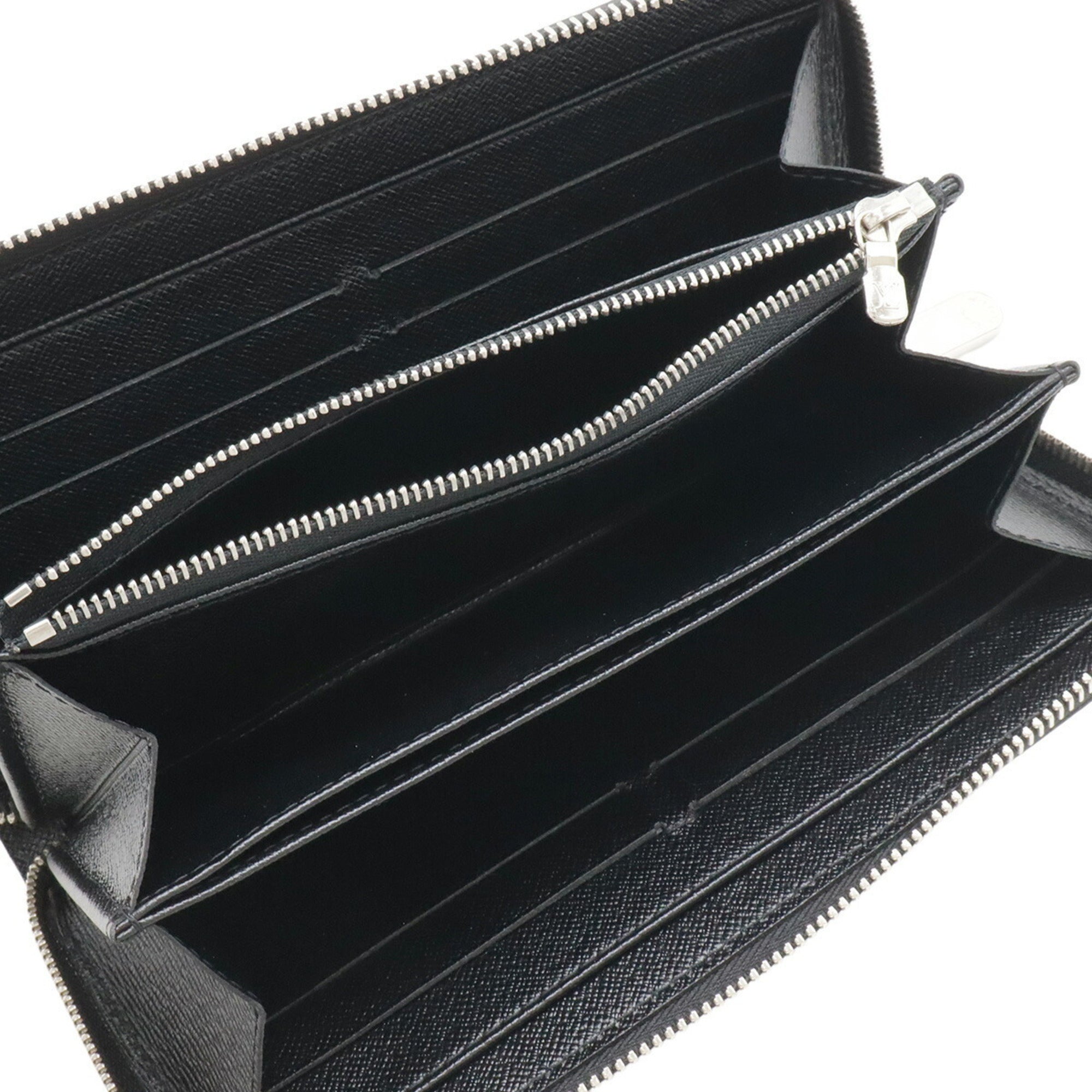 Louis Vuitton Black Noir Epi Leather Long Wallet (Bi-Fold) (Pre-Owned)
