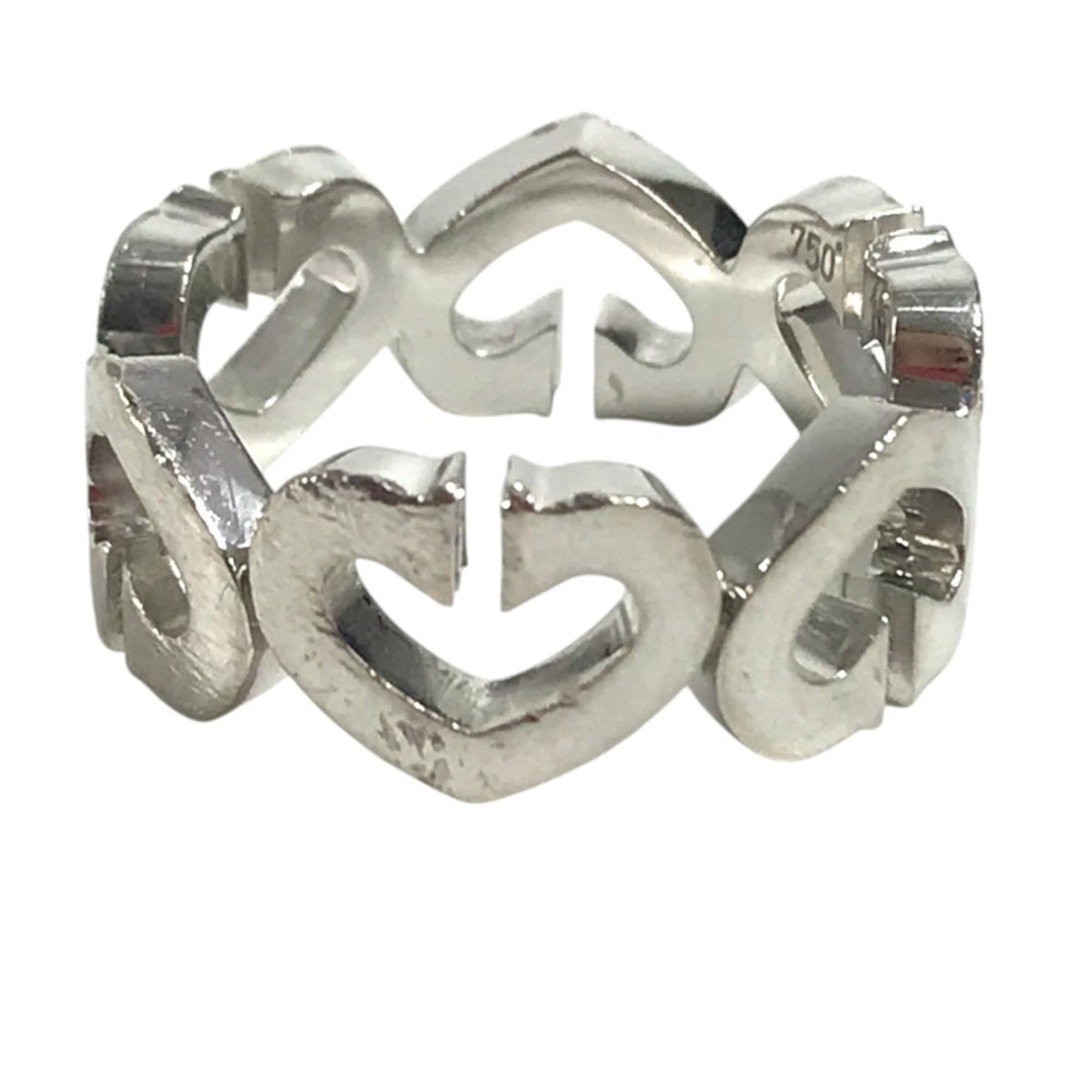 Cartier Silver White Gold (18K) Band Ring (Pre-Owned)