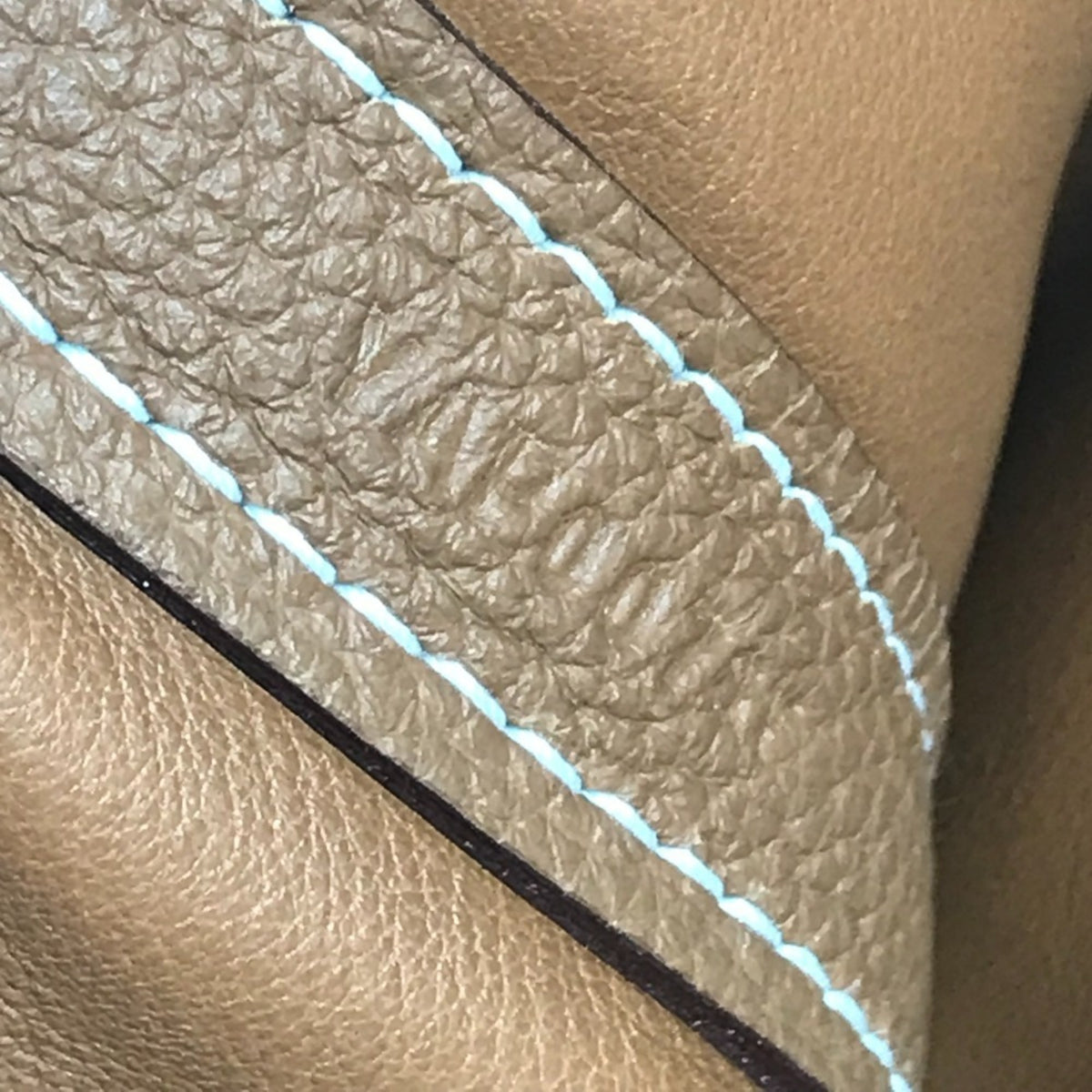 Hermes Gold Togo Leather Handbag Shoulder Bag (Pre-Owned)