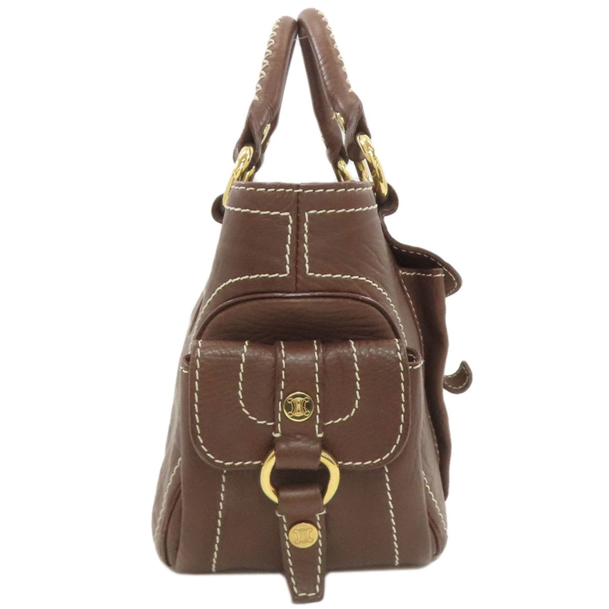 Celine Brown Leather Handbag (Pre-Owned)