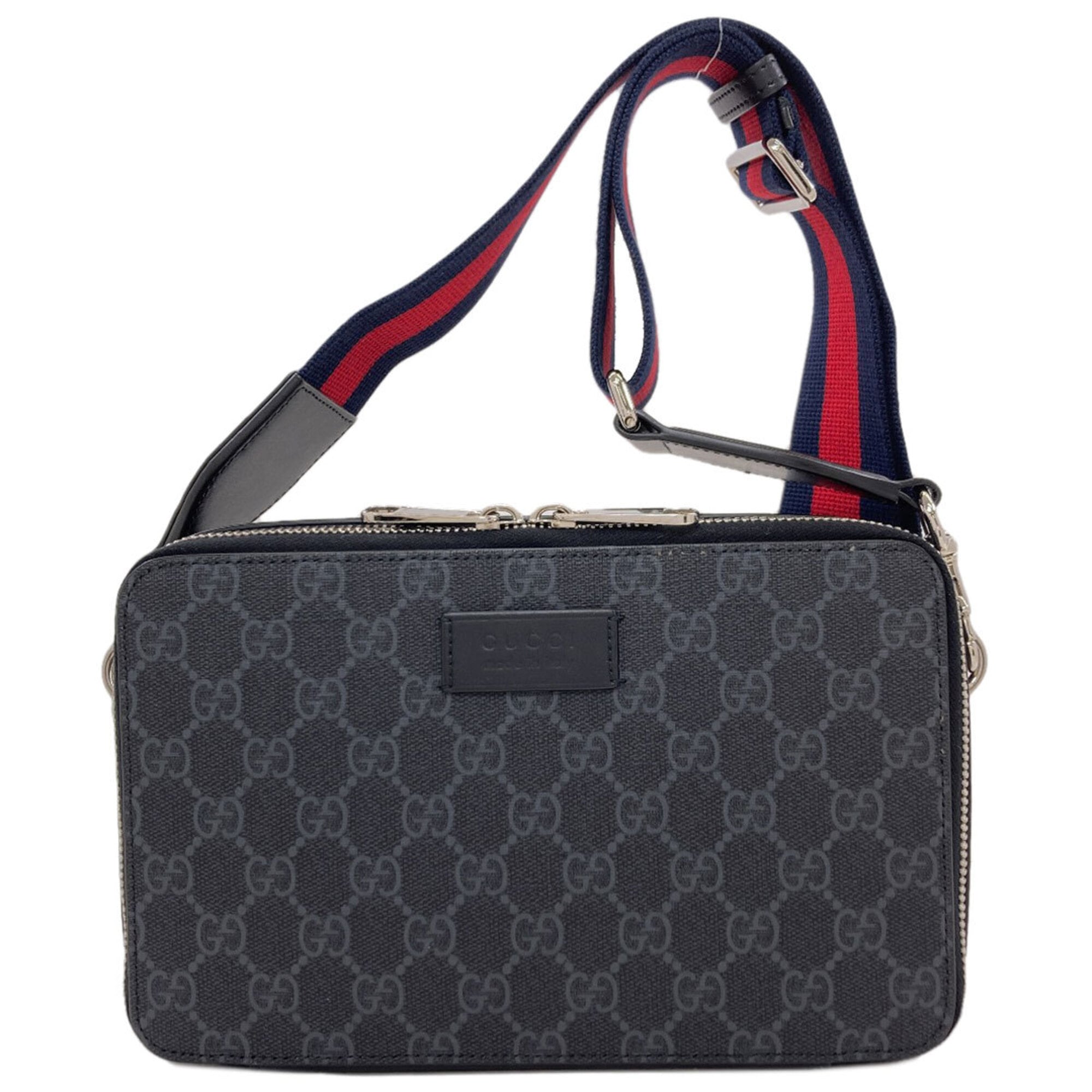 Gucci Gray Pvc Shoulder Bag (Pre-Owned)