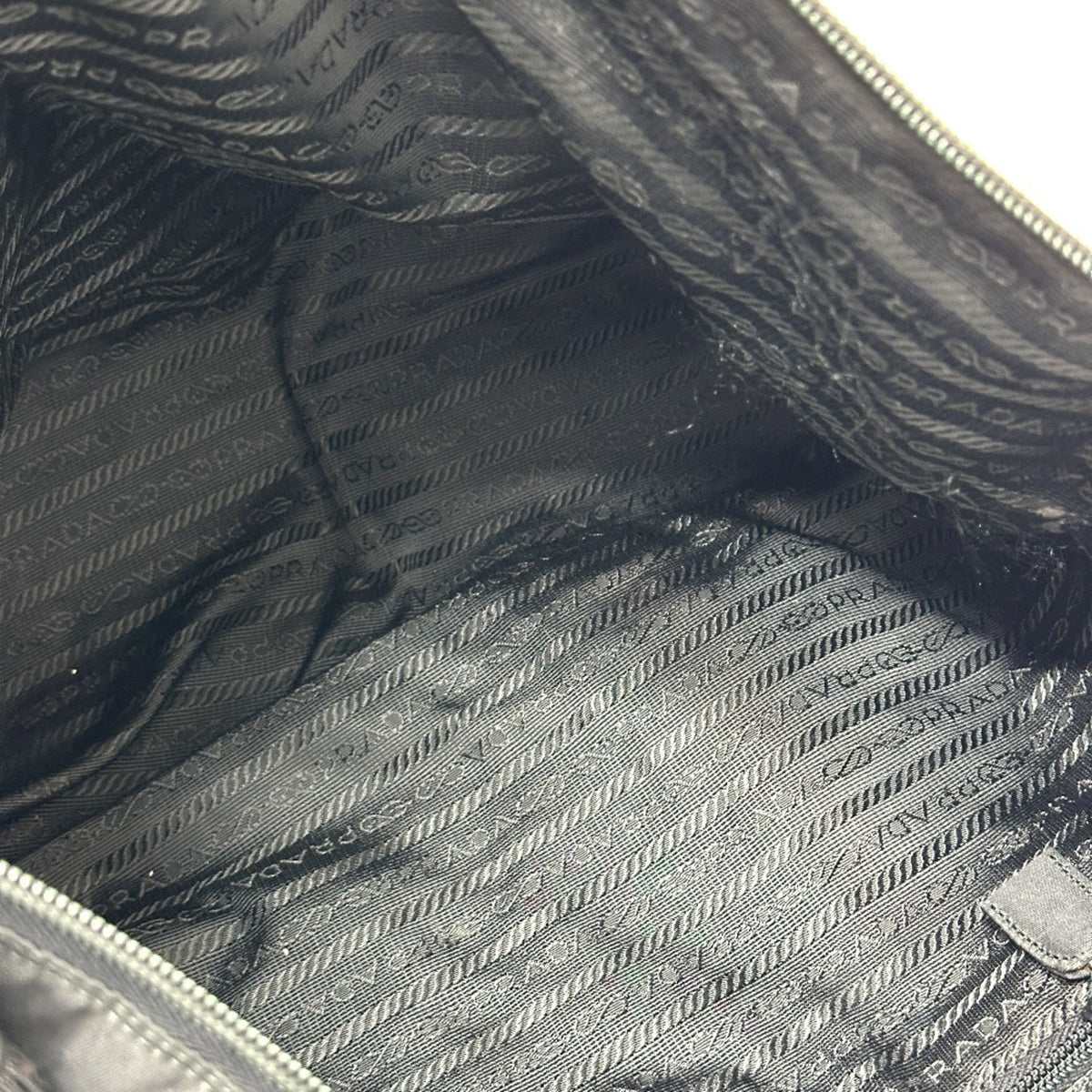 Prada Black Nylon Handbag Shoulder Bag Tote Bag (Pre-Owned)