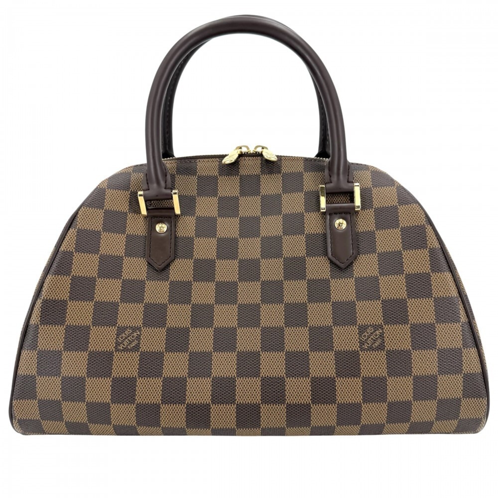 Louis Vuitton Damier Brown Damier Canvas Boston Bag Handbag (Pre-Owned)
