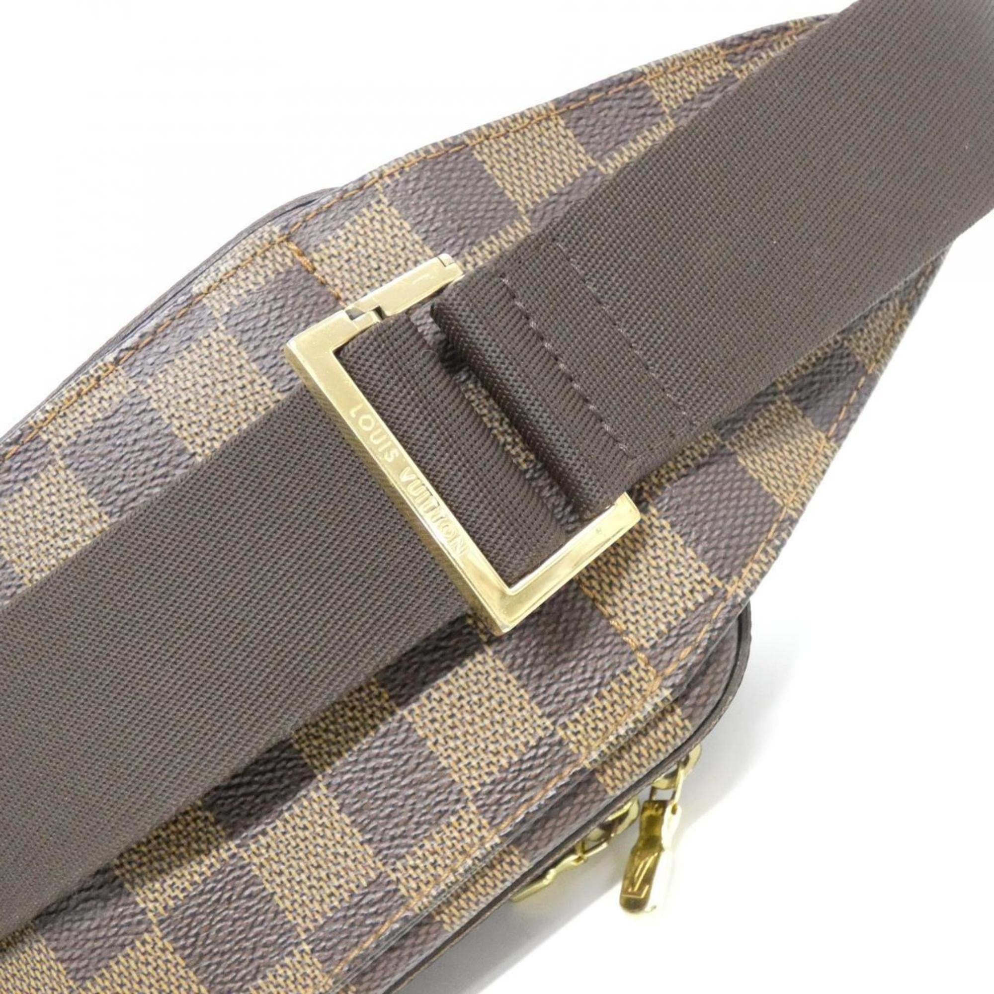 Louis Vuitton Ebene Coated Canvas Shoulder Bag (Pre-Owned)