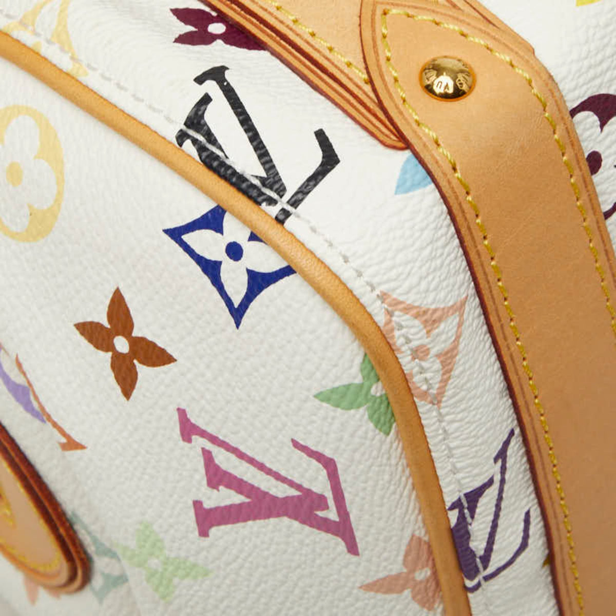 Louis Vuitton Blanc White Pvc Leather Handbag (Pre-Owned)