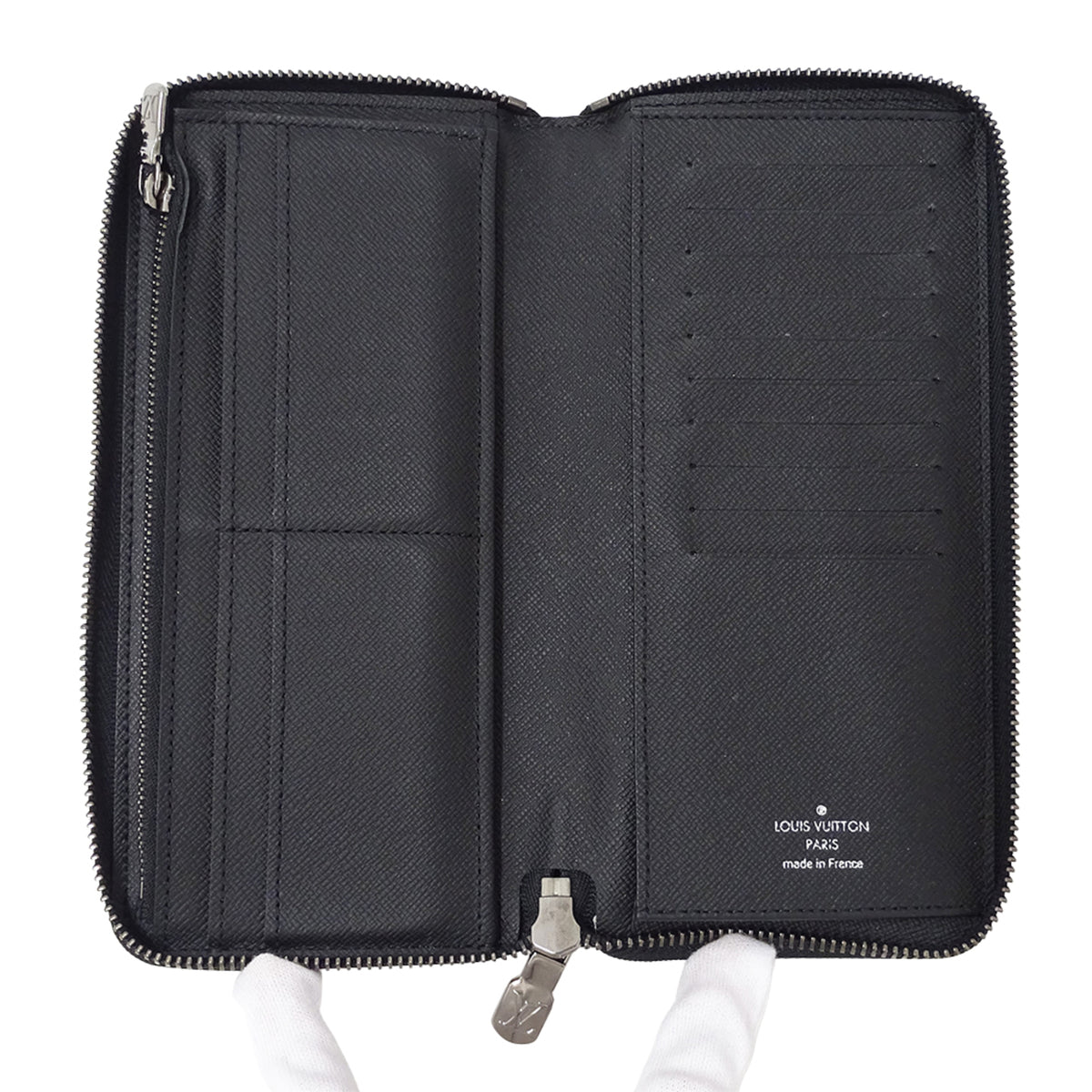 Louis Vuitton Black Monogram Eclipse Long Wallet (Bi-Fold) (Pre-Owned)