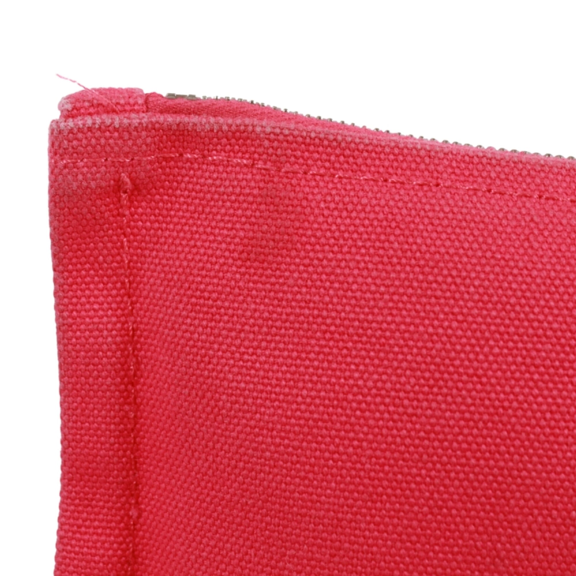 Hermes Pink Canvas Pouch (Pre-Owned)