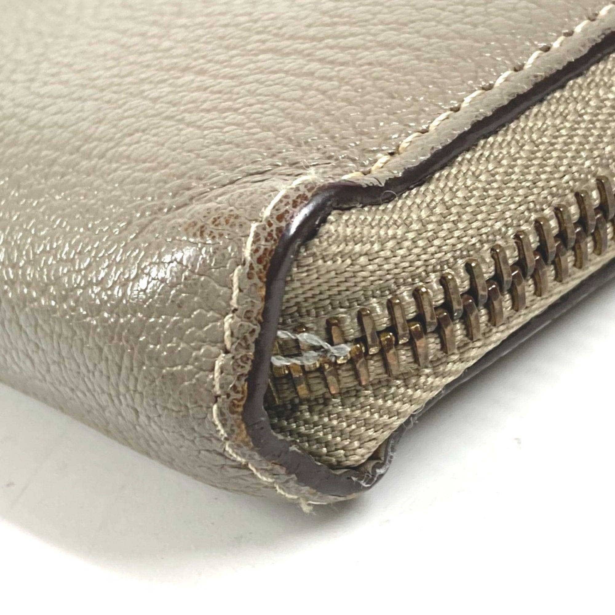 Louis Vuitton Galle Gray Velone Suhali Leather Long Wallet (Bi-Fold) (Pre-Owned)