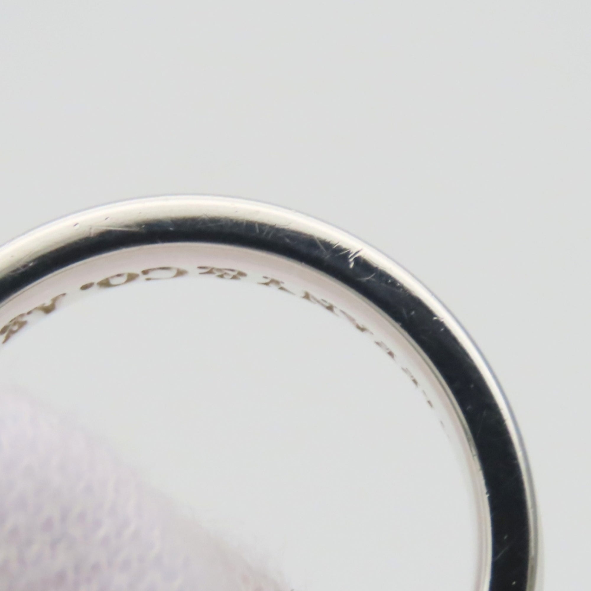 Tiffany Silver Silver 925 Band Ring (Pre-Owned)
