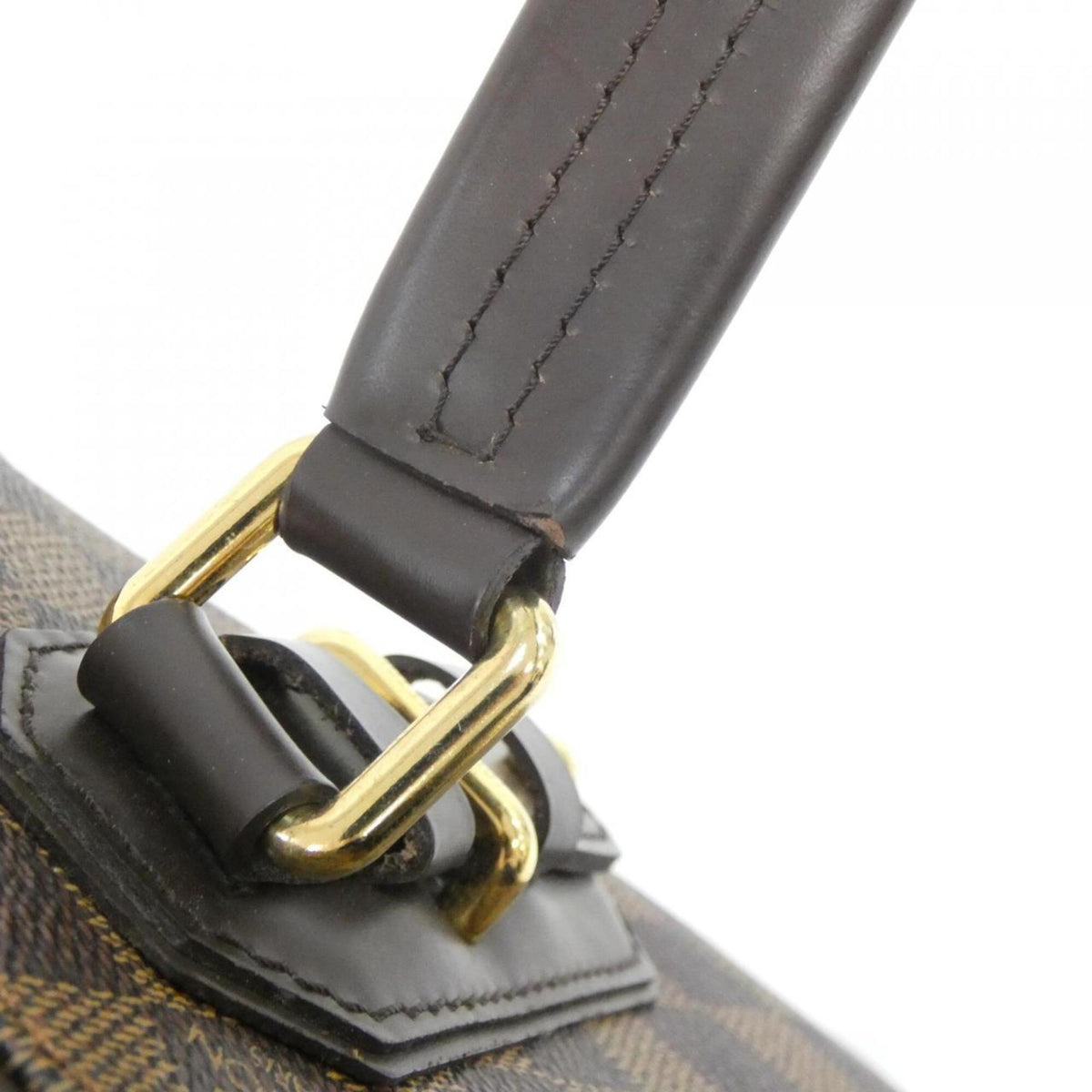 Louis Vuitton Damier Damier Canvas Ebene Damier Canvas Handbag (Pre-Owned)