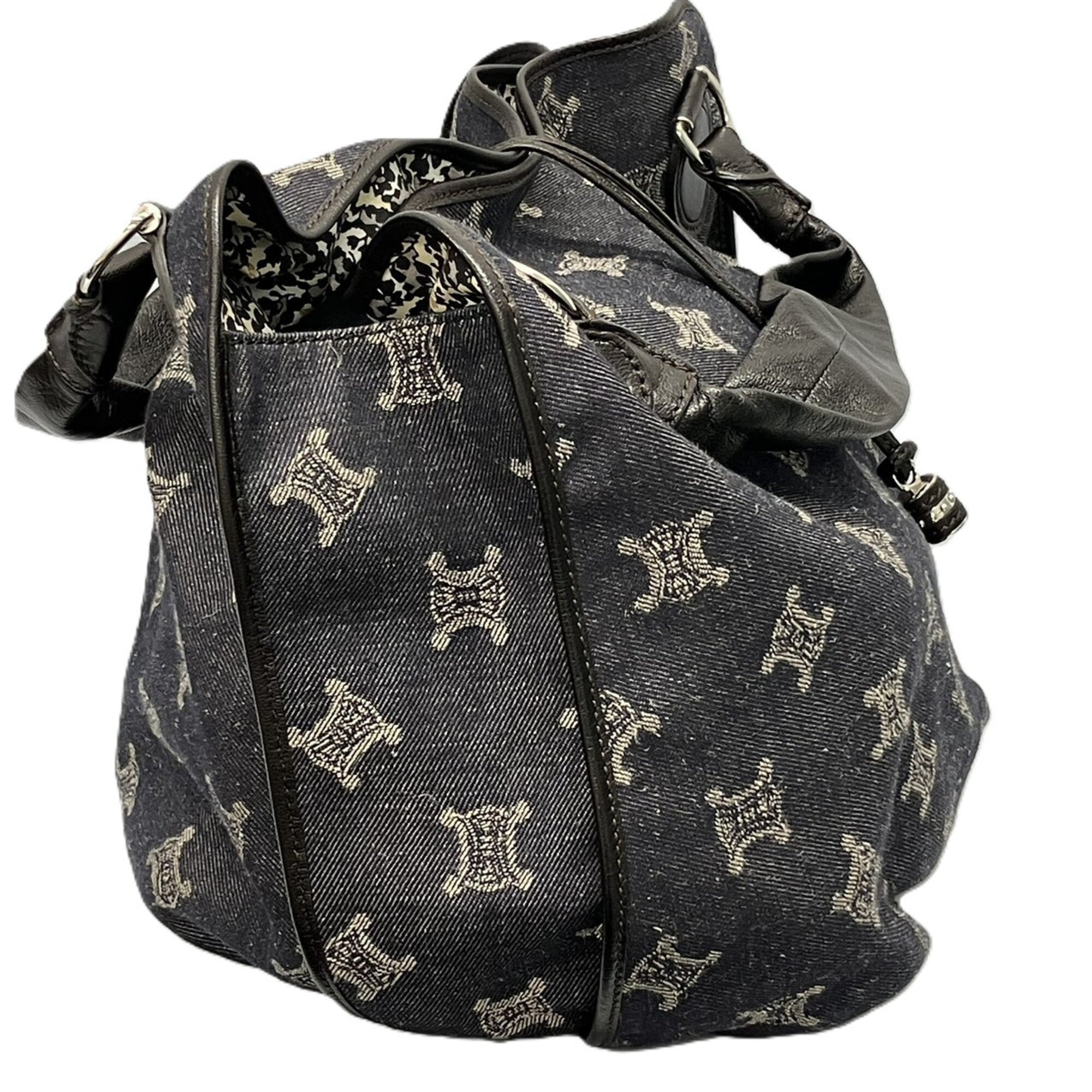 Celine Bittersweet Navy Denim Shoulder Bag (Pre-Owned)