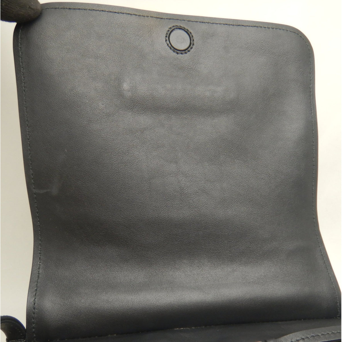 Prada Fuoco Nero Leather Shoulder Bag (Pre-Owned)