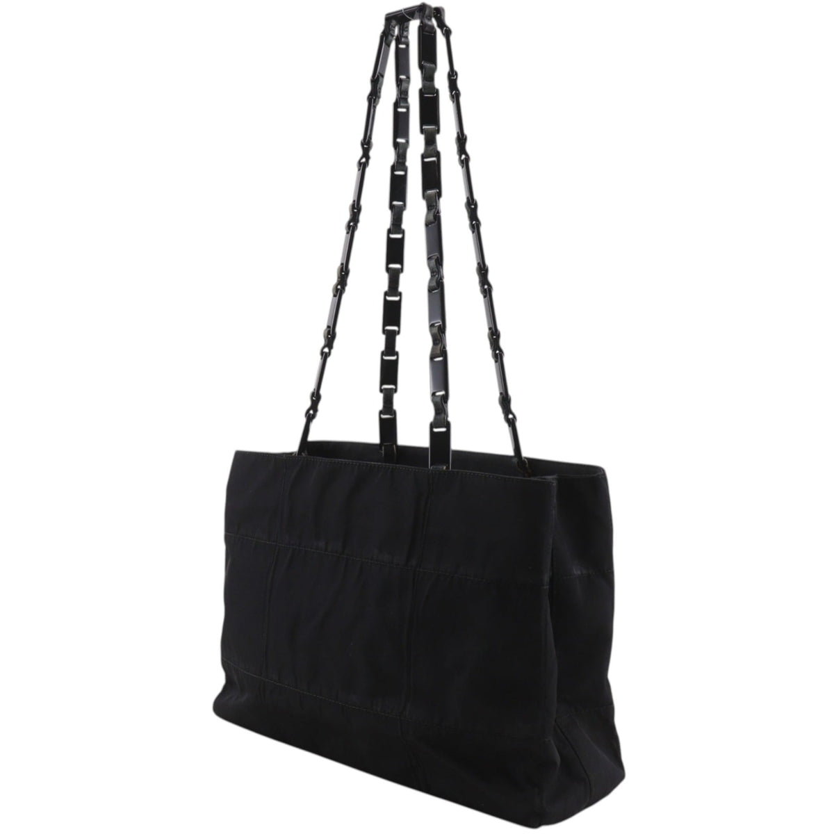 Prada Black Nero Nylon Tote Bag (Pre-Owned)